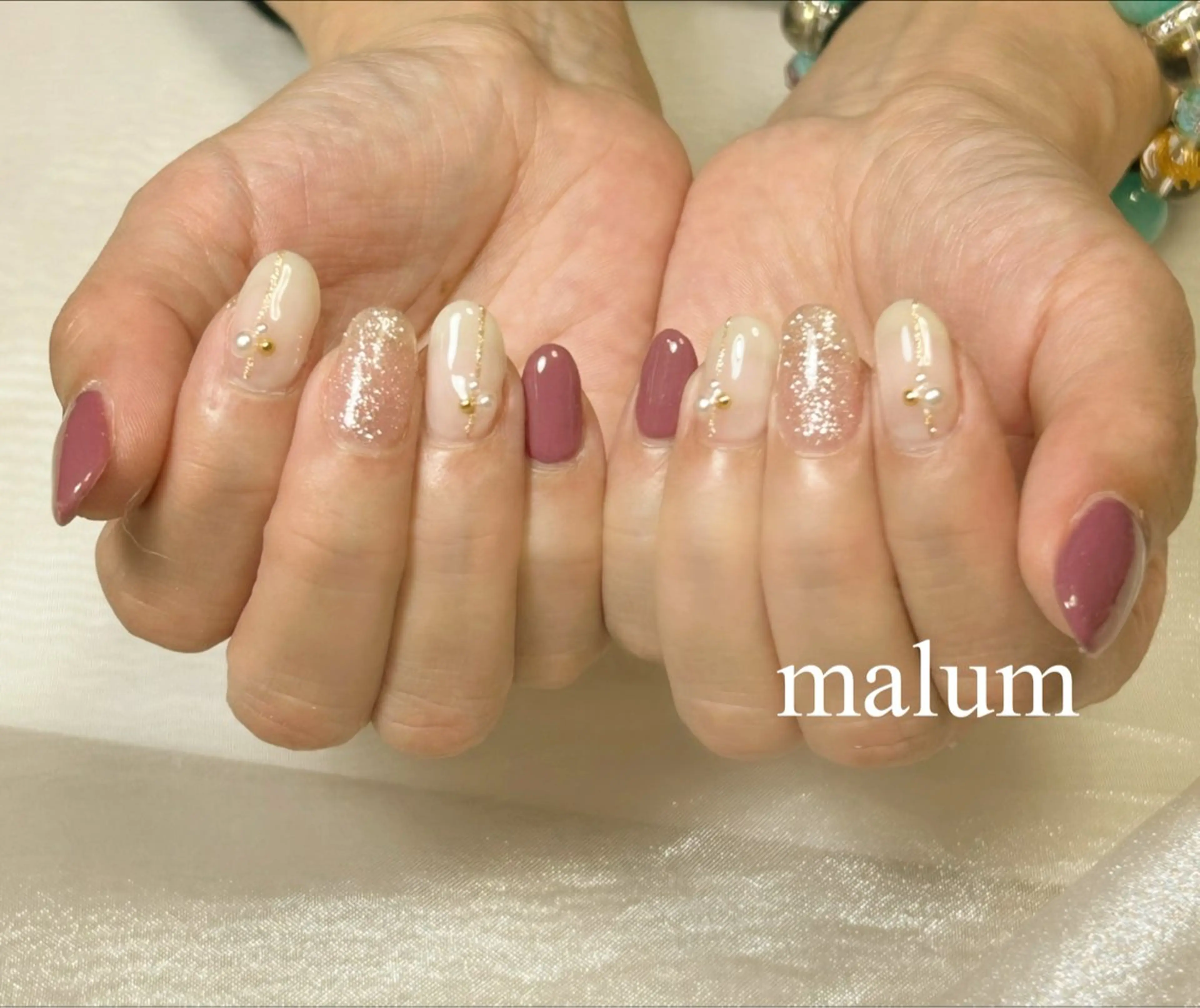 ネイル ハンドネイル malum nailのネイルデザイン