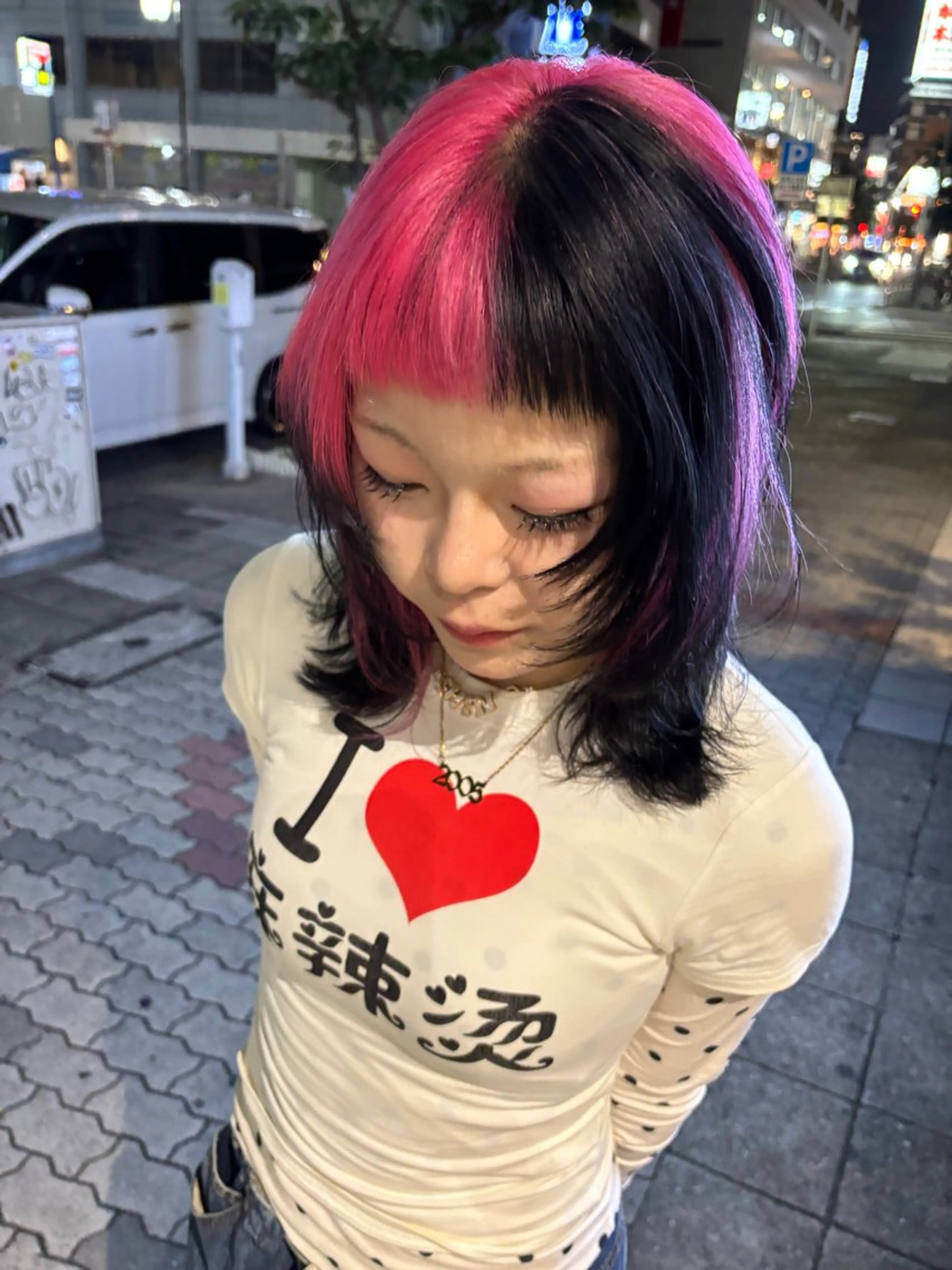 ミディアム ヘアカラー sea's所属・ヒラカホ/矢場町 ブリーチ/似合わせのヘアスタイル