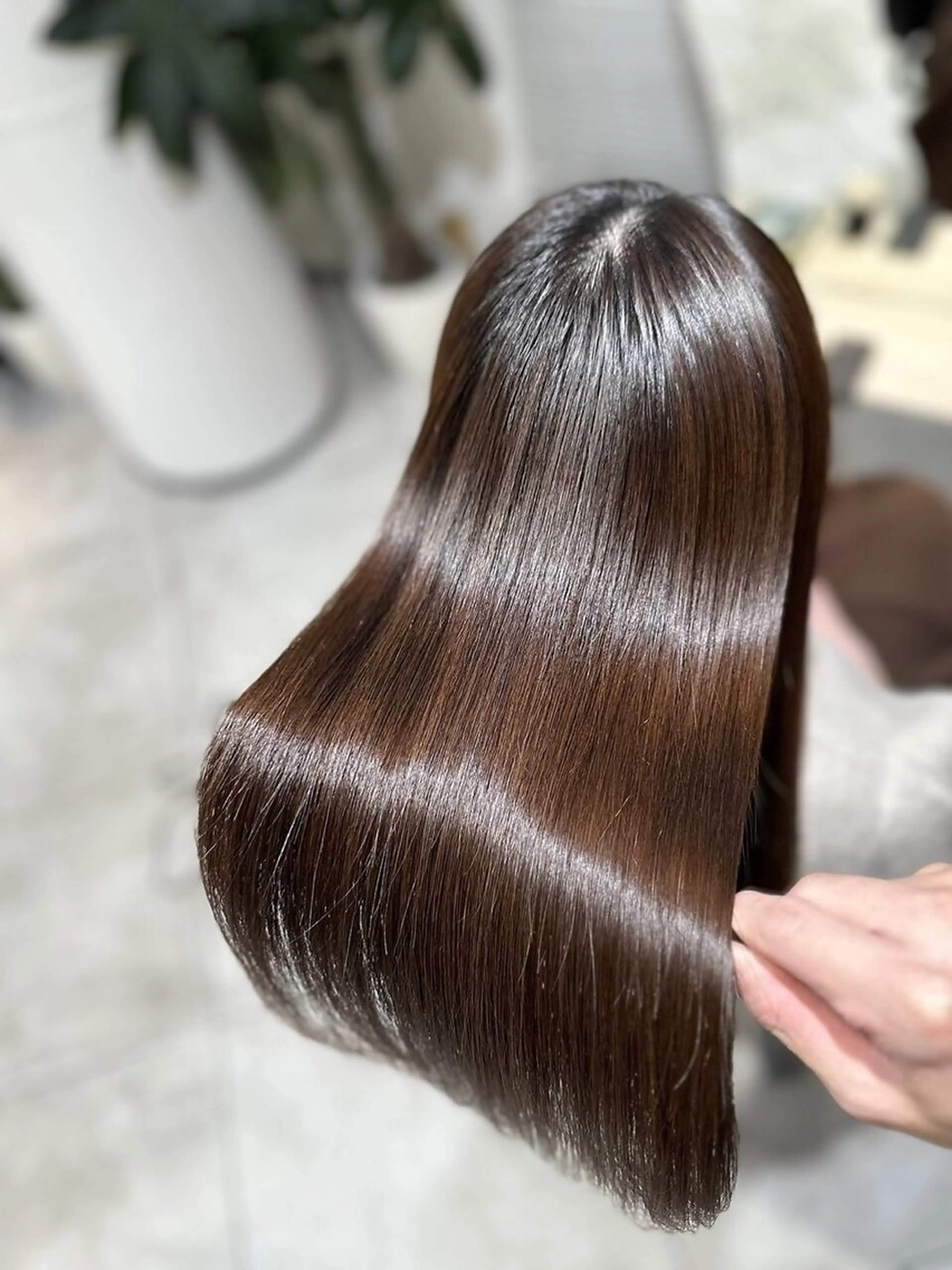 ロング 縮毛矯正 トリートメント 艶髪🫧美髪特化 関口太郎のヘアスタイル
