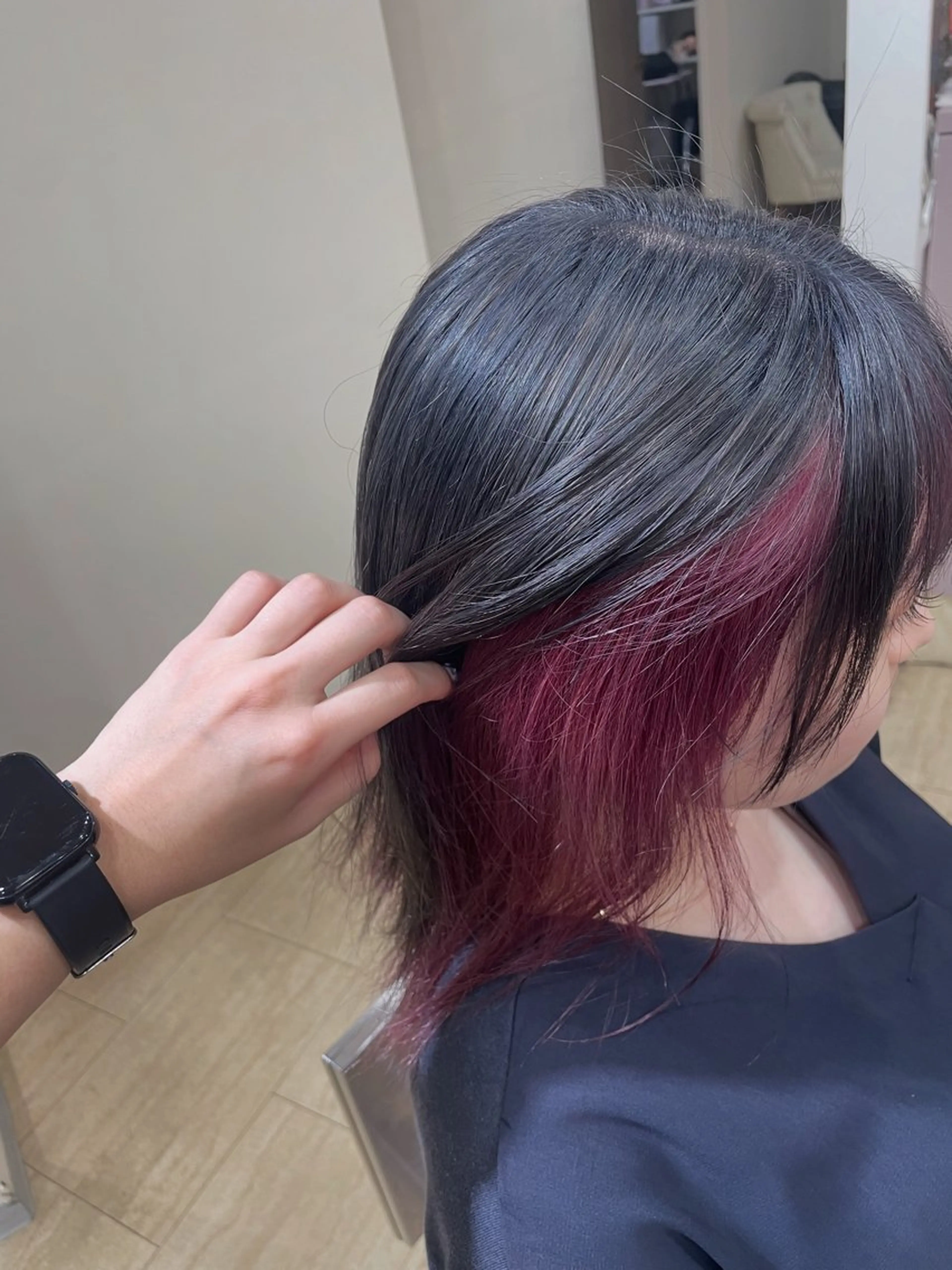 カラー 海野 黎茉のヘアスタイル