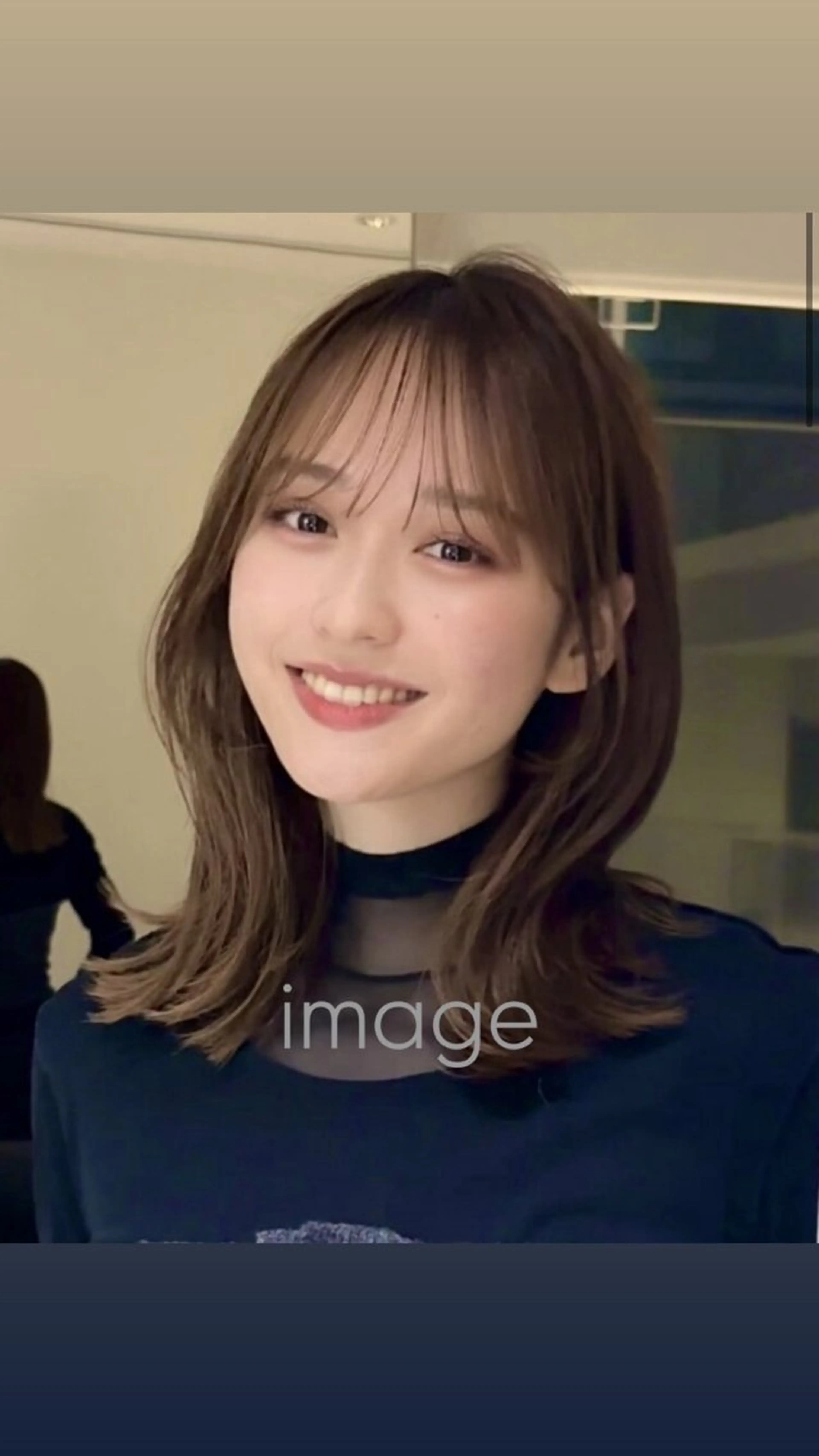 ミディアム レディースミディアム モデル 亀戸🌙松本のヘアスタイル