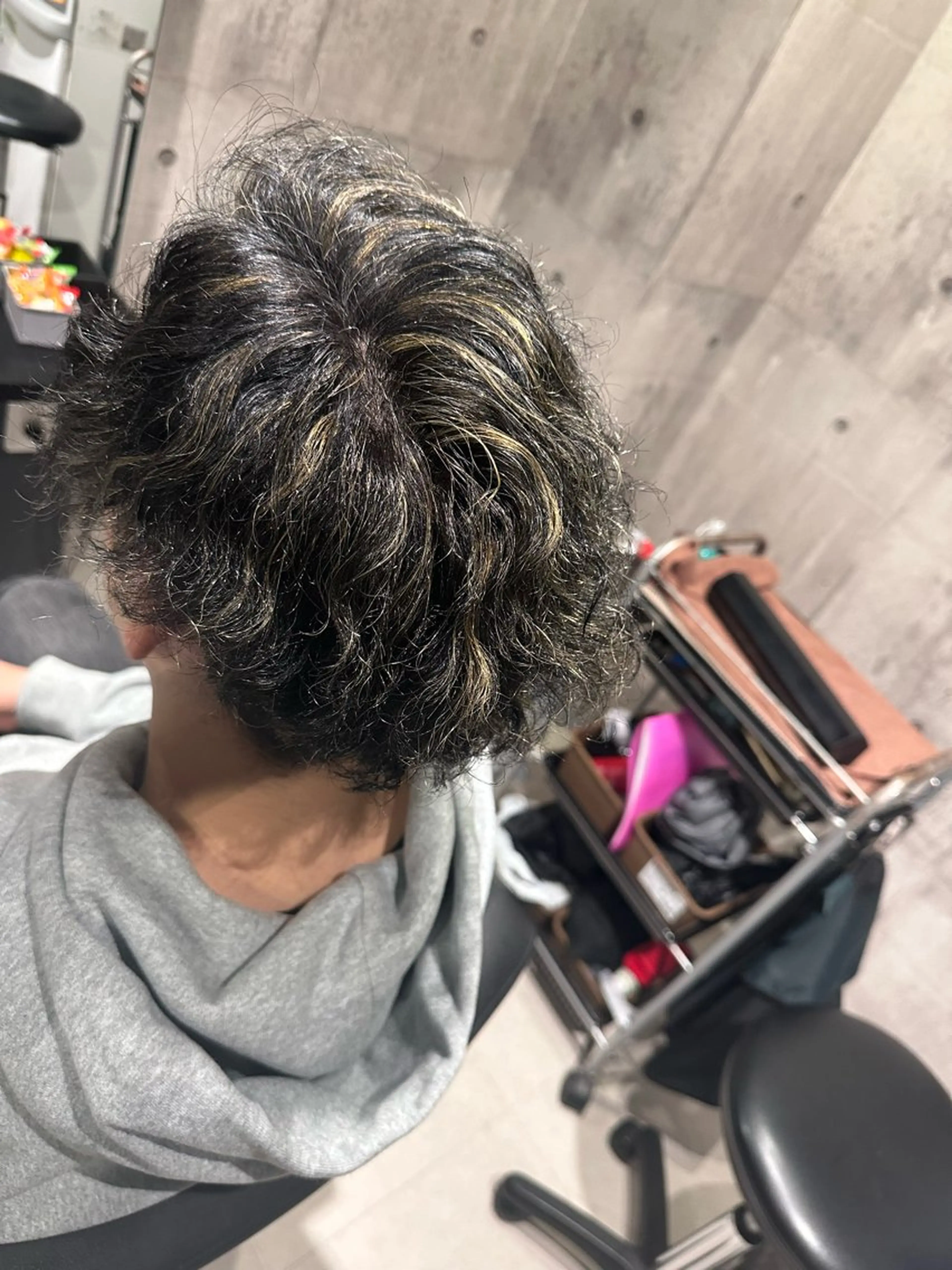 カラー メンズ ヘアカラー トリートメント カラー/スパニスト 🐱ERI🐱のヘアスタイル