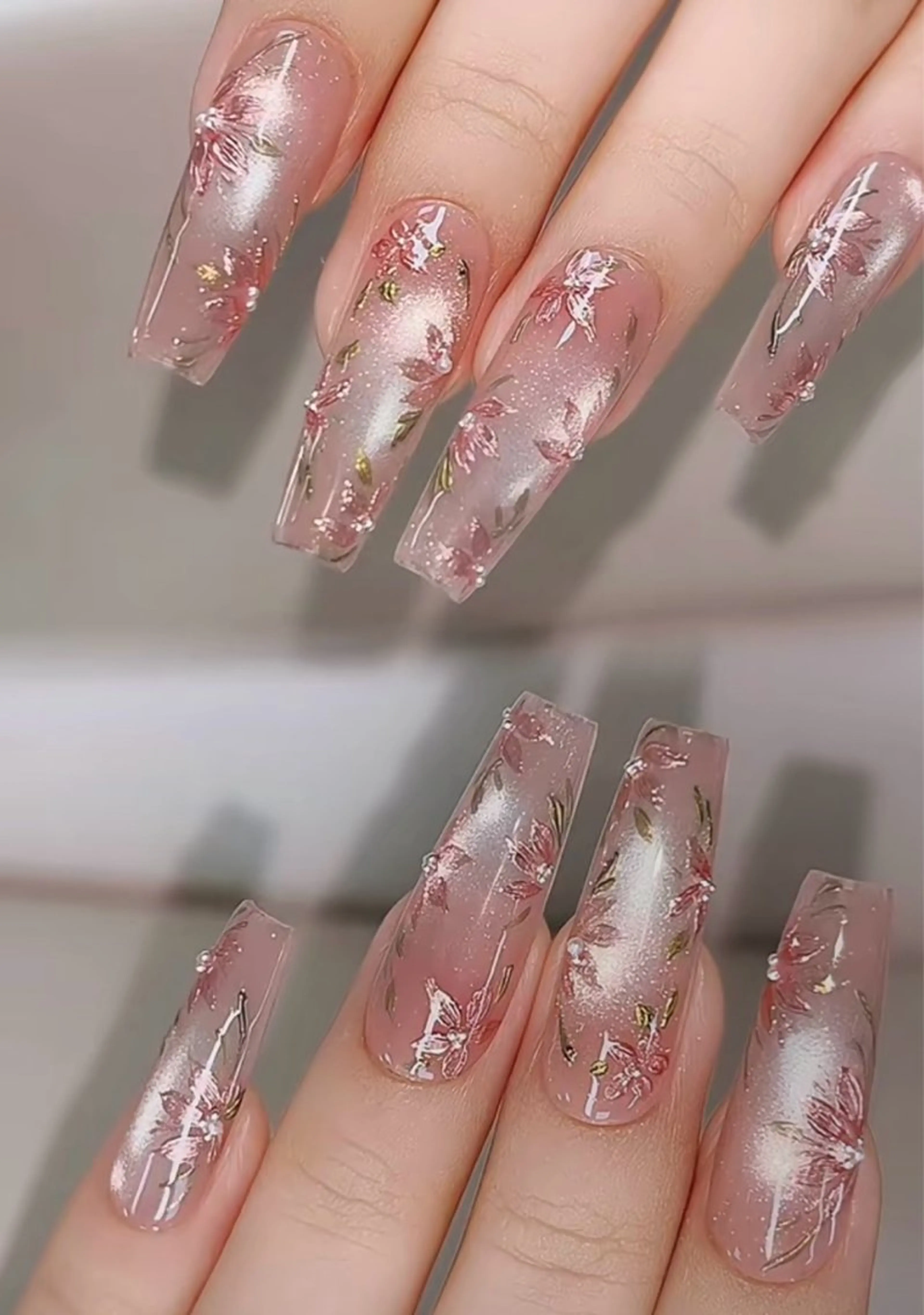 ネイル アートネイル チークネイル 長さ出し フットネイル フレンチネイル YK Rinのネイルデザイン