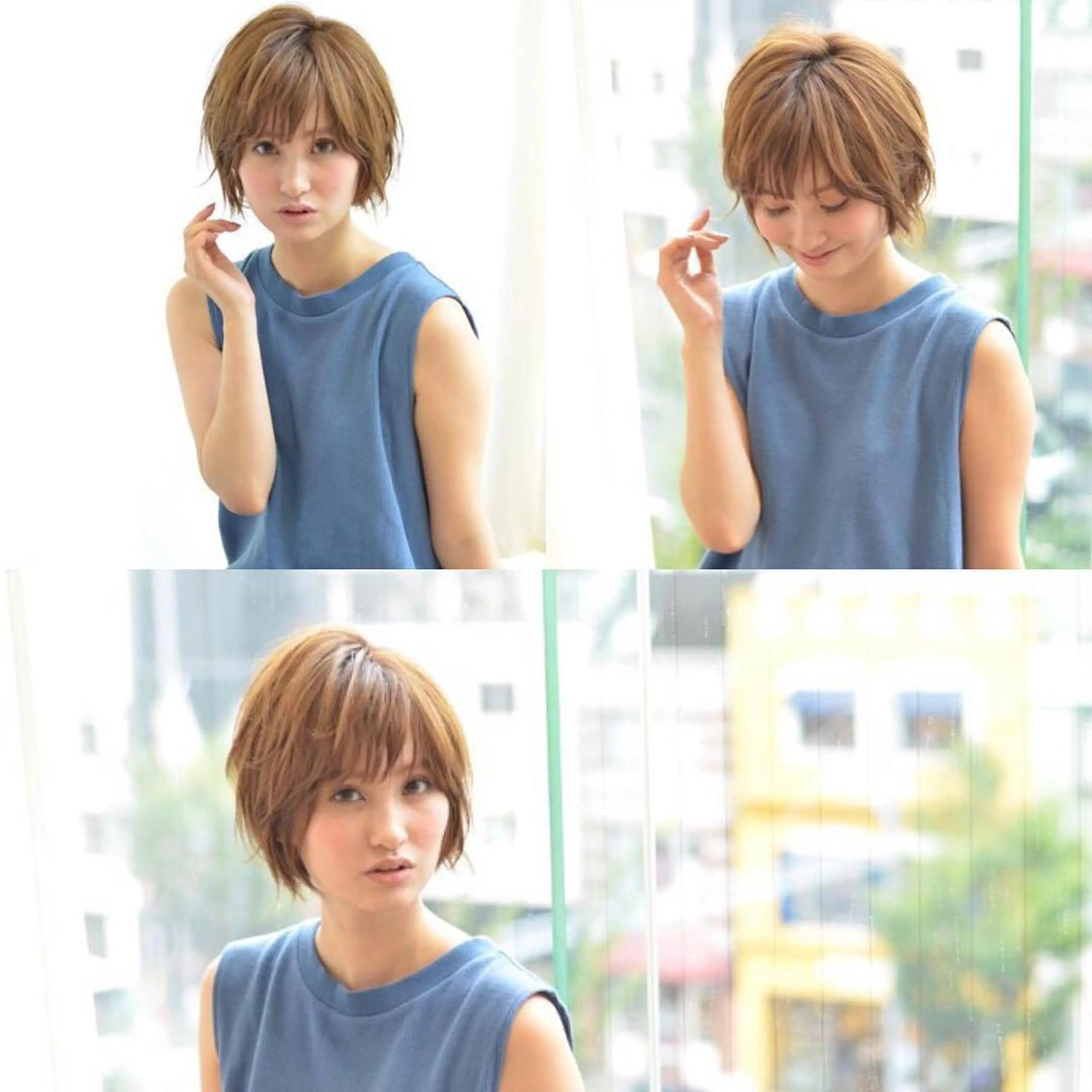 ショート カラー u hair所属・こばやし ももこのヘアスタイル