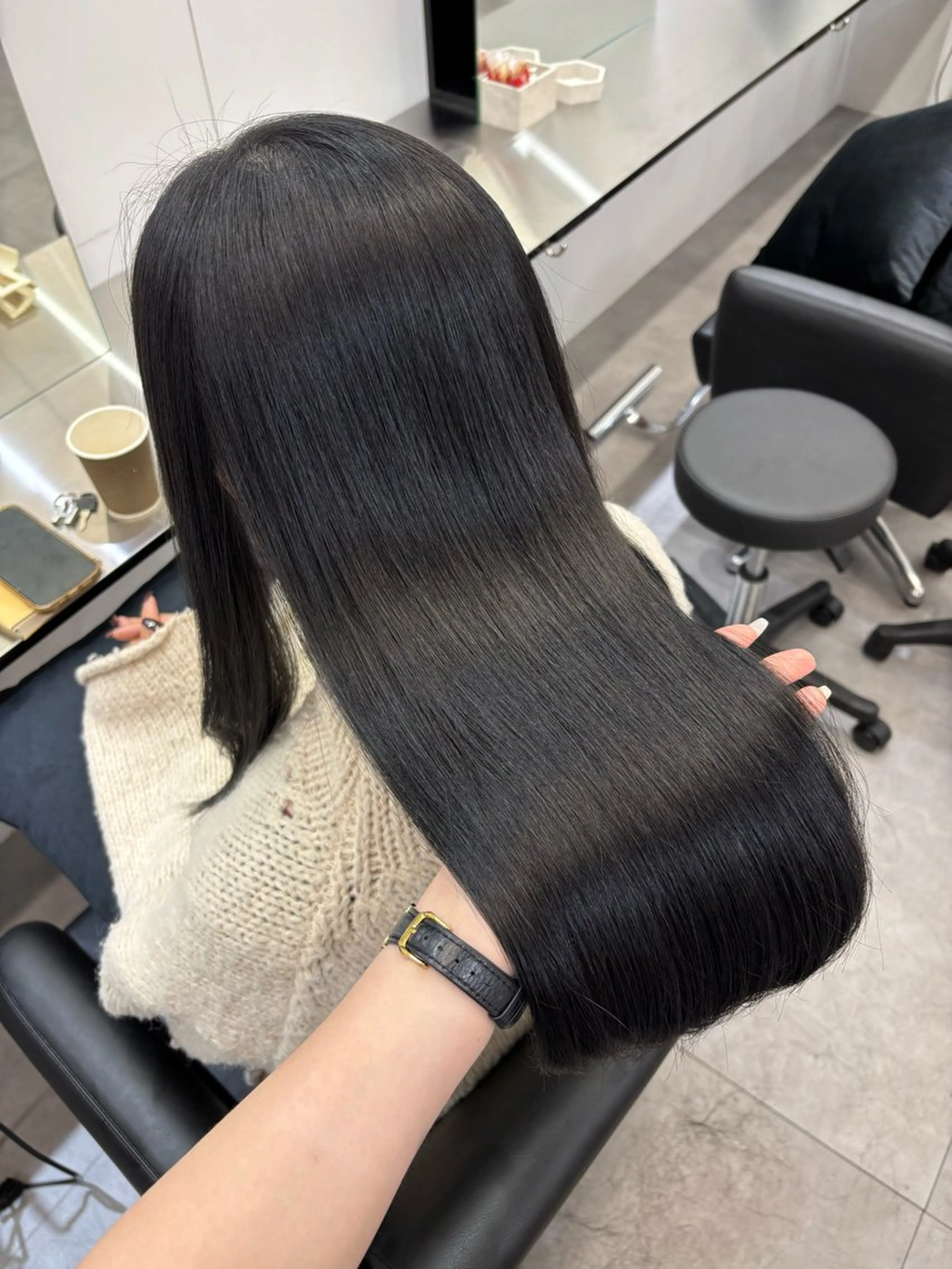 セミロング カット ヘアカラー 縮毛矯正 トリートメント 酸性縮毛矯正 Coreすずの眉毛・アイブロウイメージ