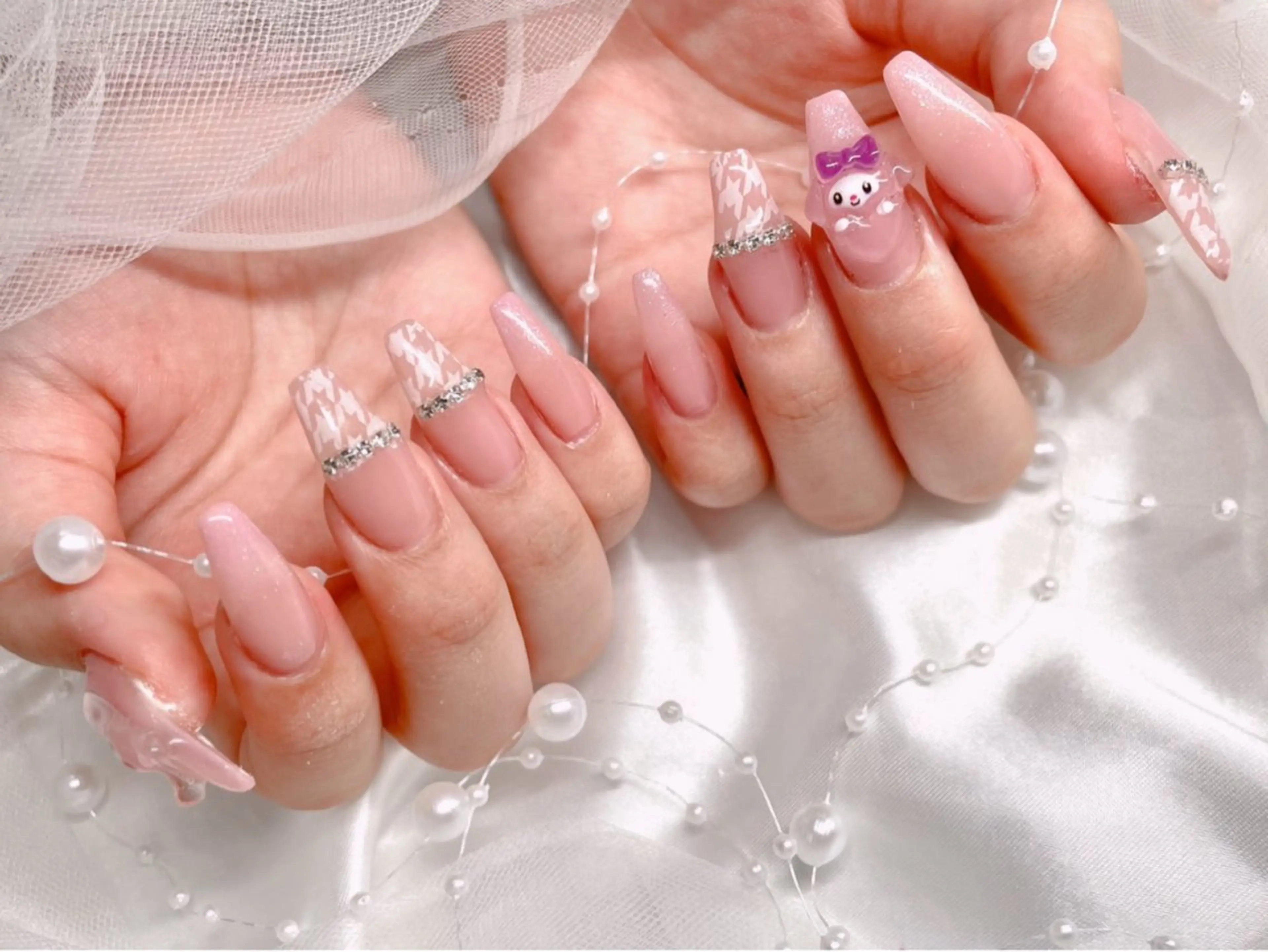 ネイル 冬ネイル ハンドネイル ゆりか ジョアアンジェ福島のネイルデザイン