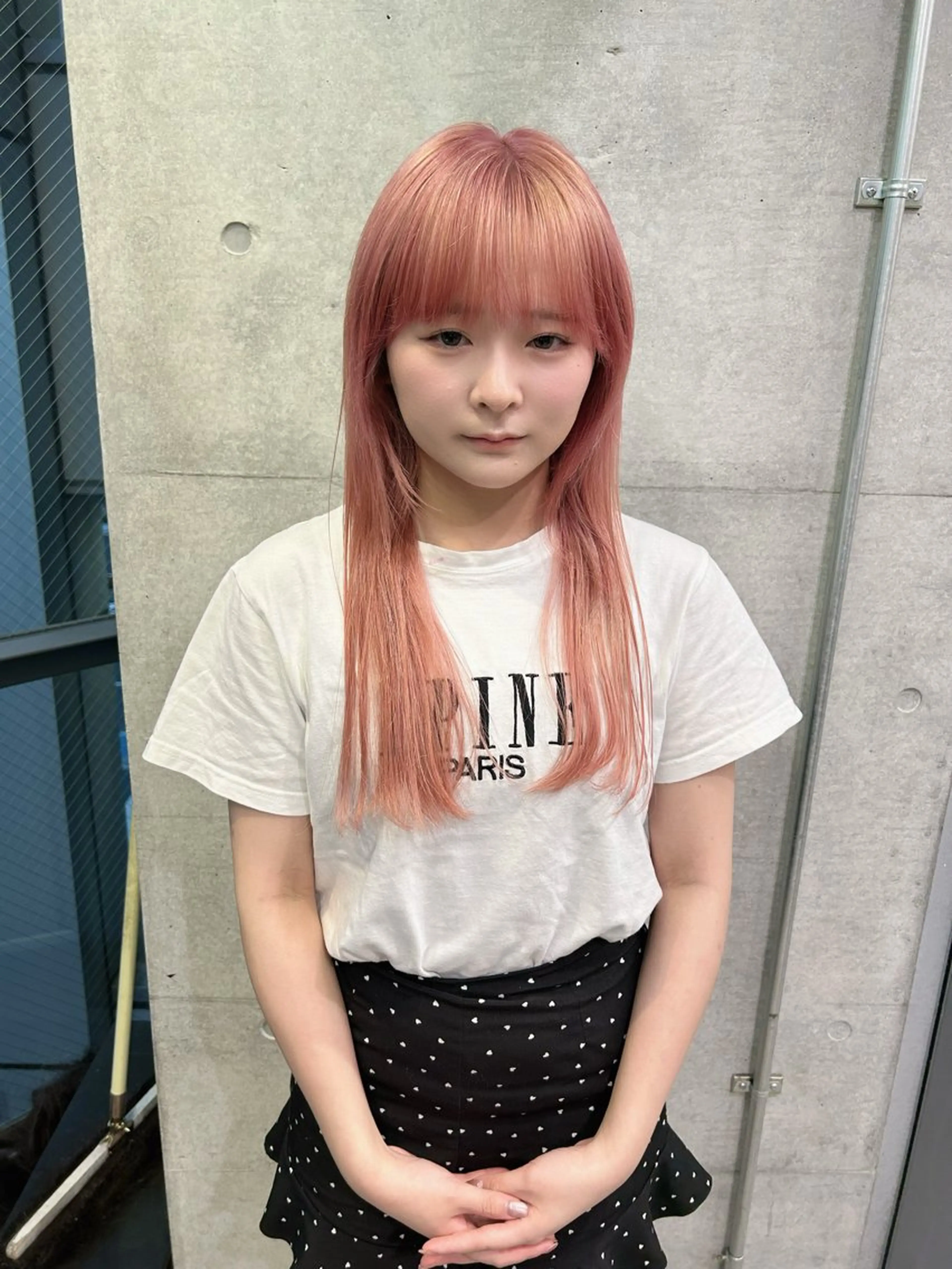 セミロング カラー ブリーチ 抜きっぱなしブロンド ブロンド ケアブリーチ デザインカラー ヘアカラー トリートメント ブリーチ⌇﻿ベージュ ハイトーン⌇﻿ヒロトのヘアスタイル