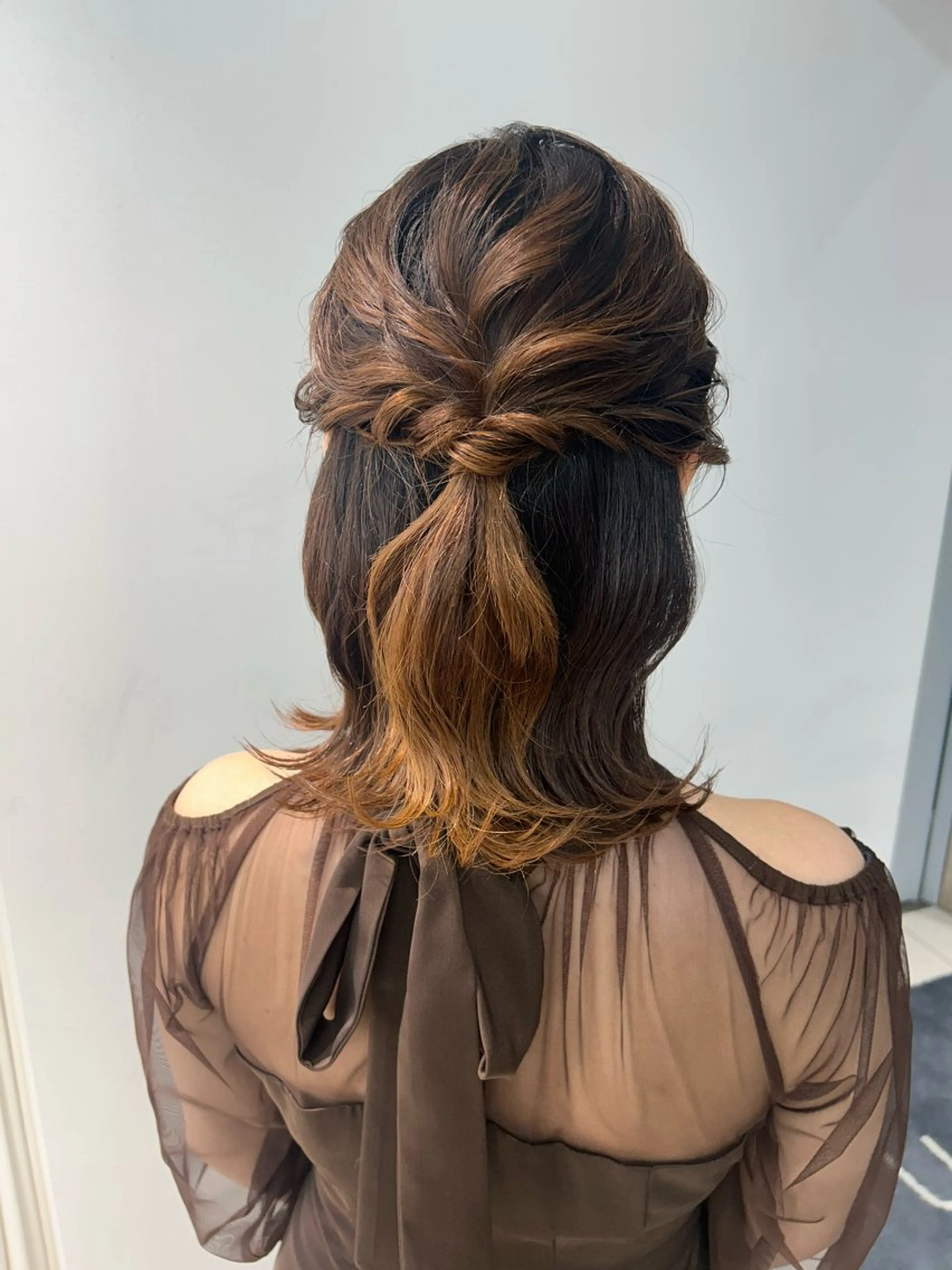 ヘアアレンジ 結婚式・ブライダル ヘアセット vain  shibuya所属・ヘアメイクで一癖ある オシャレ髪💐マナミのヘアスタイル