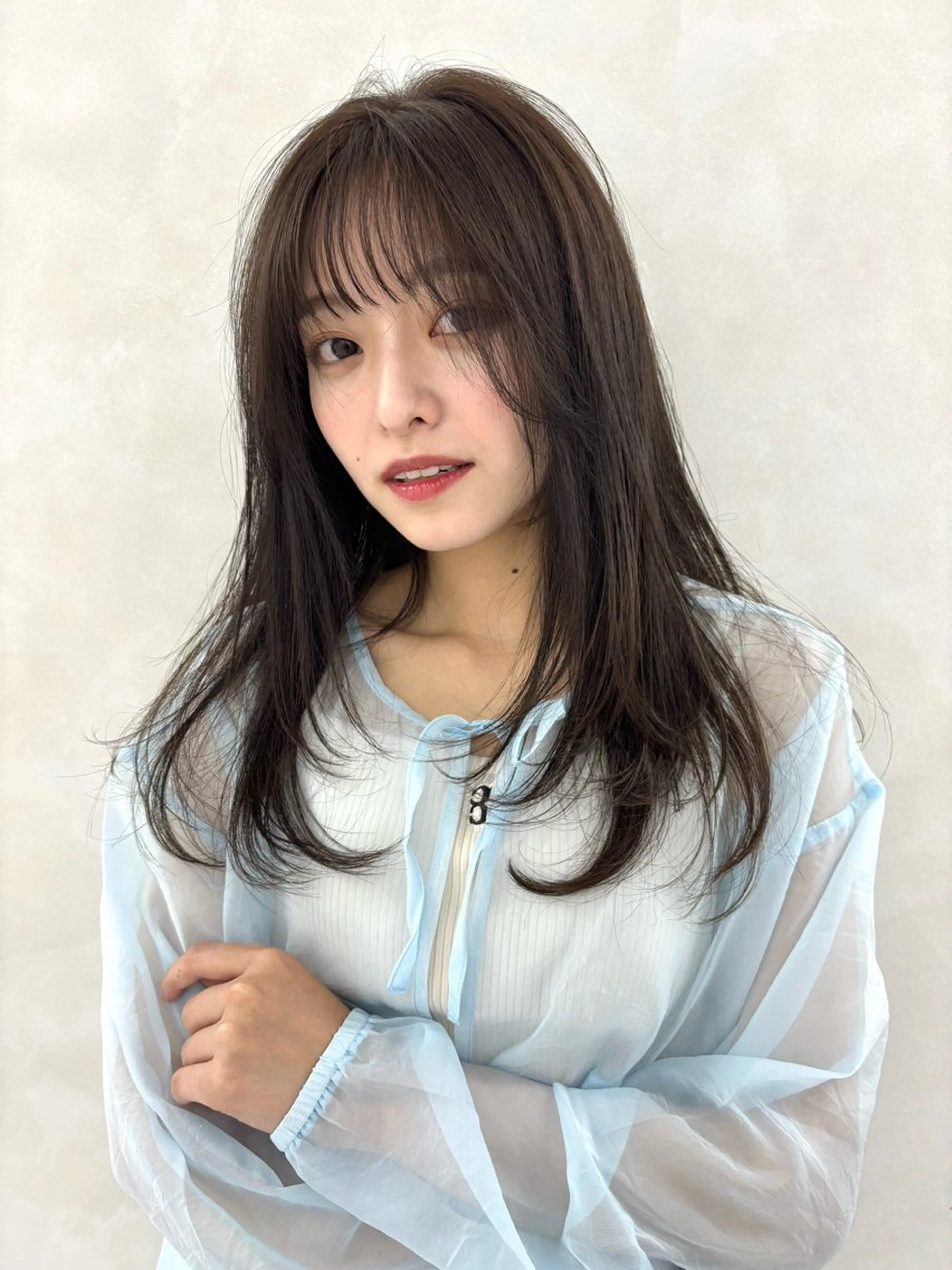 ロング カラー カット ヘアカラー トリートメント 流行りのレイヤーカッ ト得意💖akariのヘアスタイル