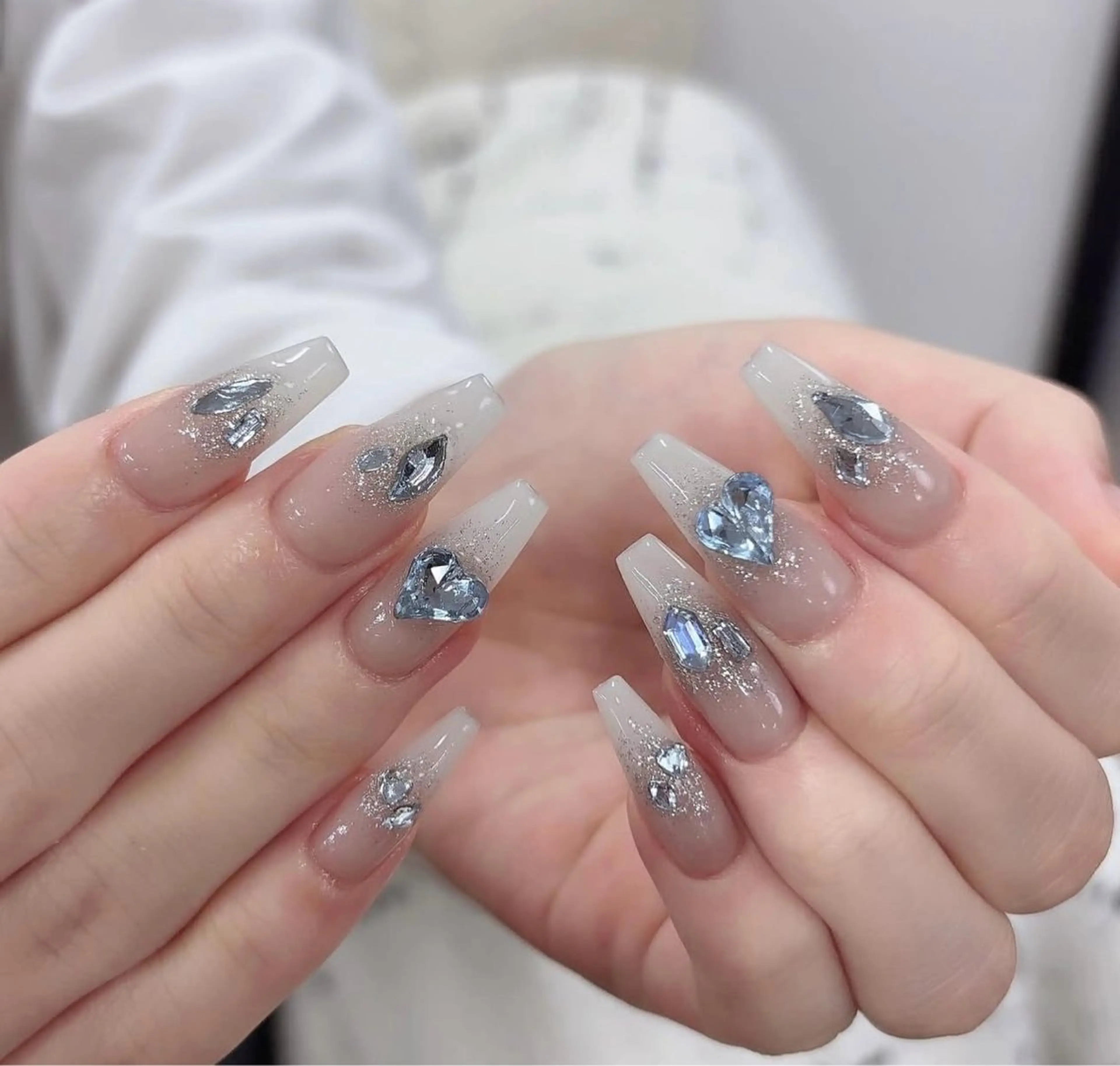 ネイル 韓国ネイル 持ち込み ニュアンスネイル ネイルチップ ハンドネイル TABI ANA.CHUOのネイルデザイン