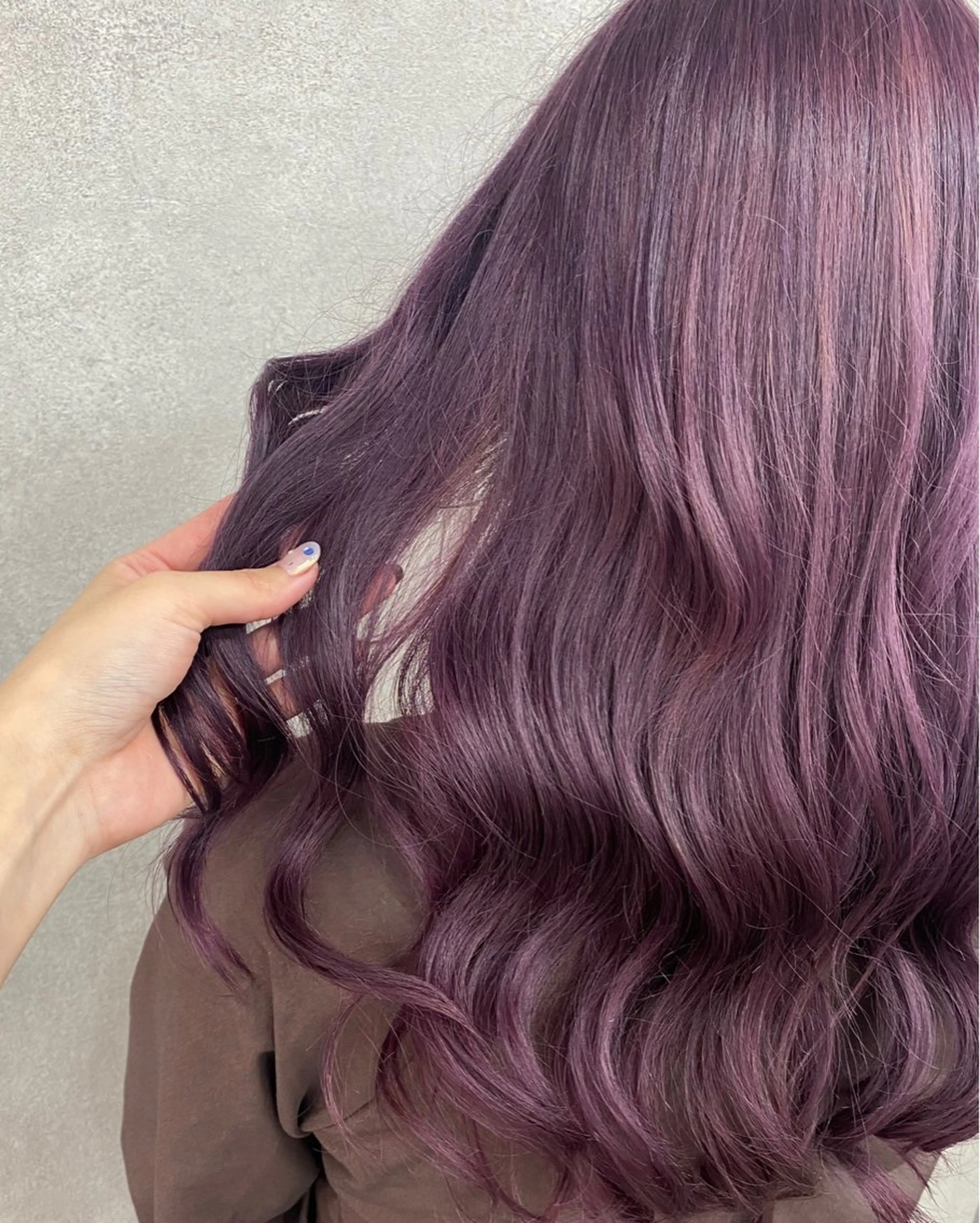 ロング カット ヘアカラー トリートメント ヘッドスパ 🩶西 雪乃/透明感 🫧/赤み消し✨🩶のヘアスタイル