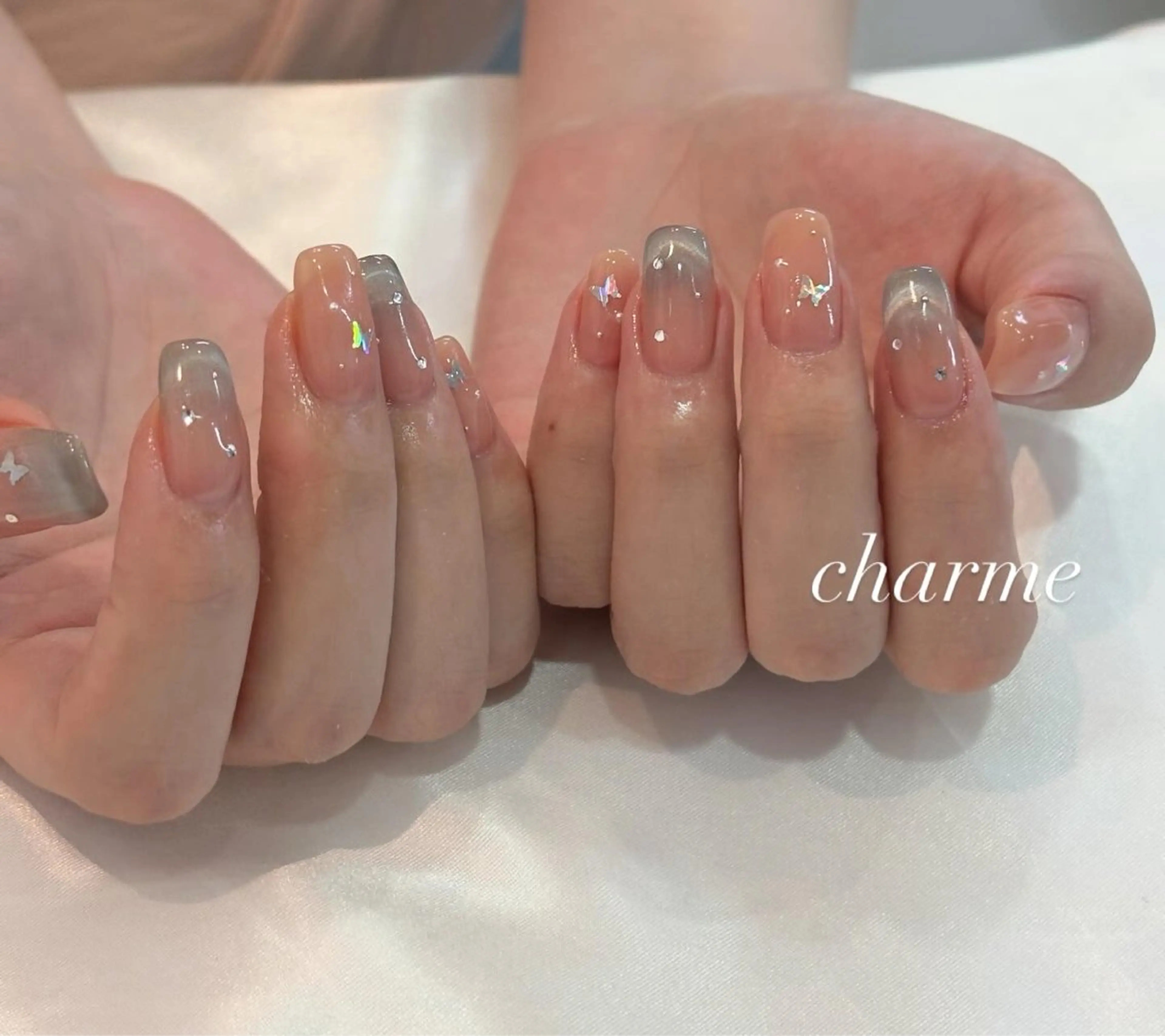 ネイル ワンホンネイル ハンドネイル charme nailのネイルデザイン