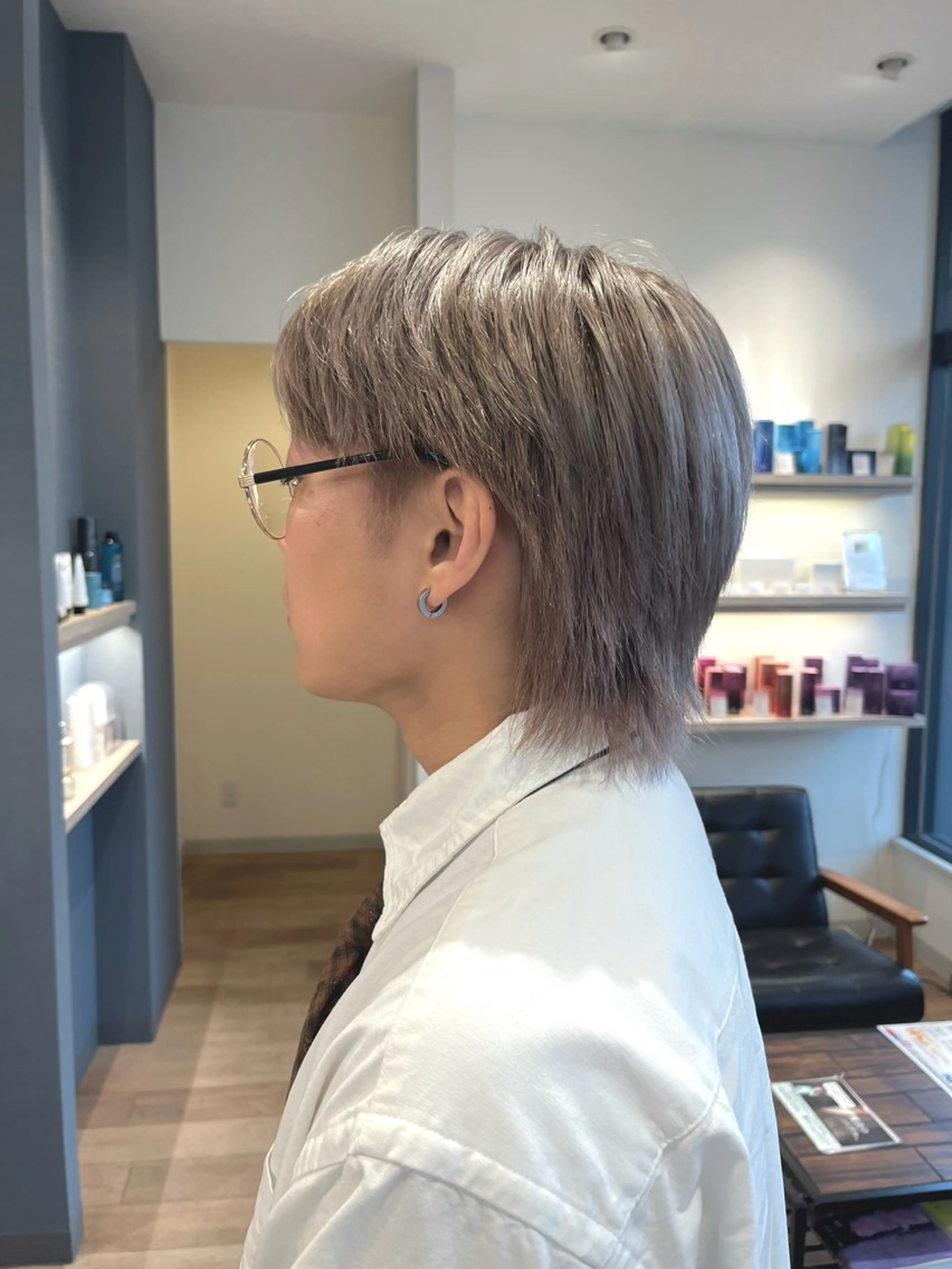 ショート カラー ヘアカラー セジールヘアメゾン所属・韓国レイヤー/透明感 カラー🐈曾根高のヘアスタイル