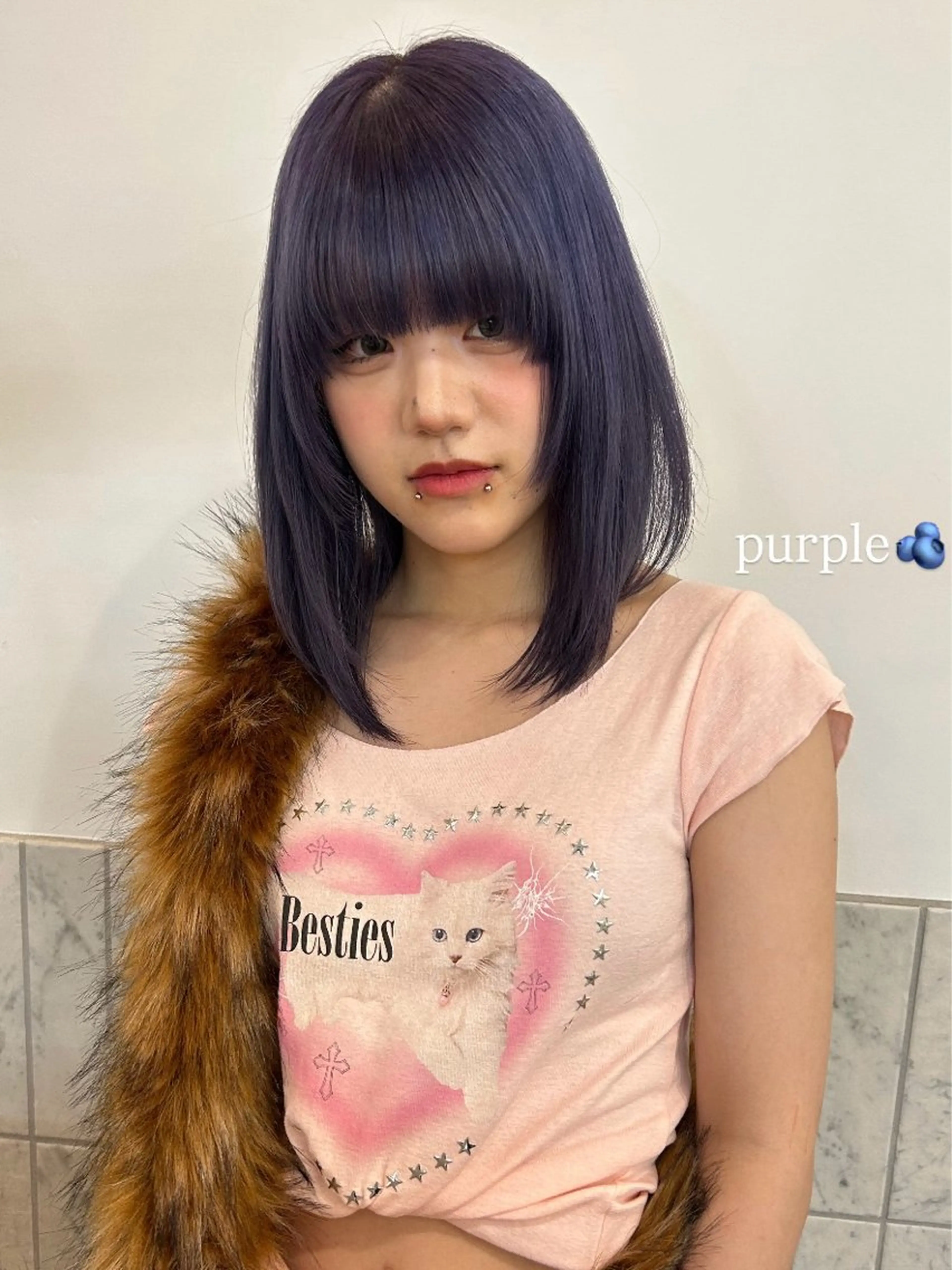 セミロング ヘアカラー Terve. 水野 菜々香のヘアスタイル