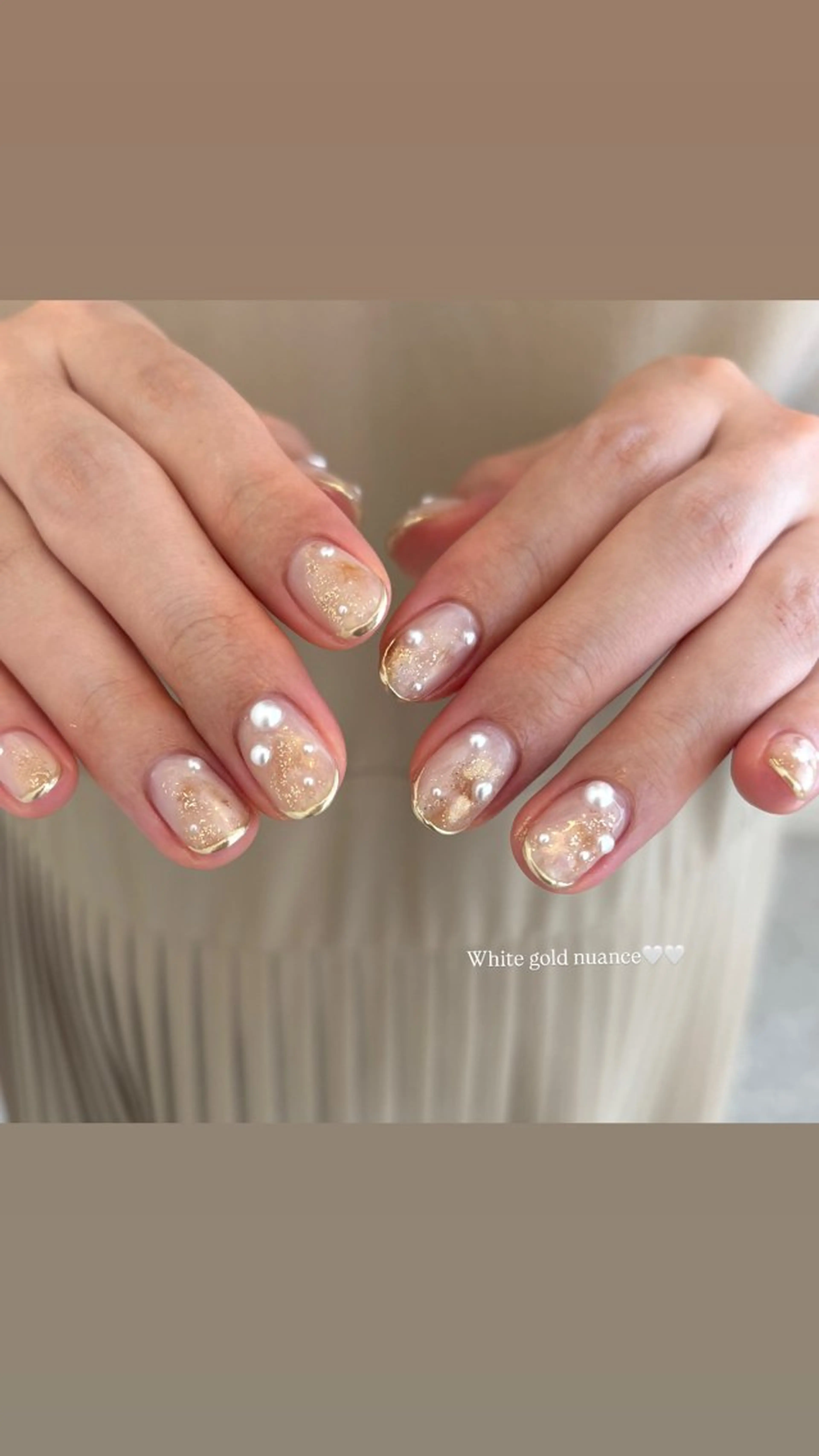 ネイル ニュアンスネイル ハンドネイル Maede Kanaのネイルデザイン