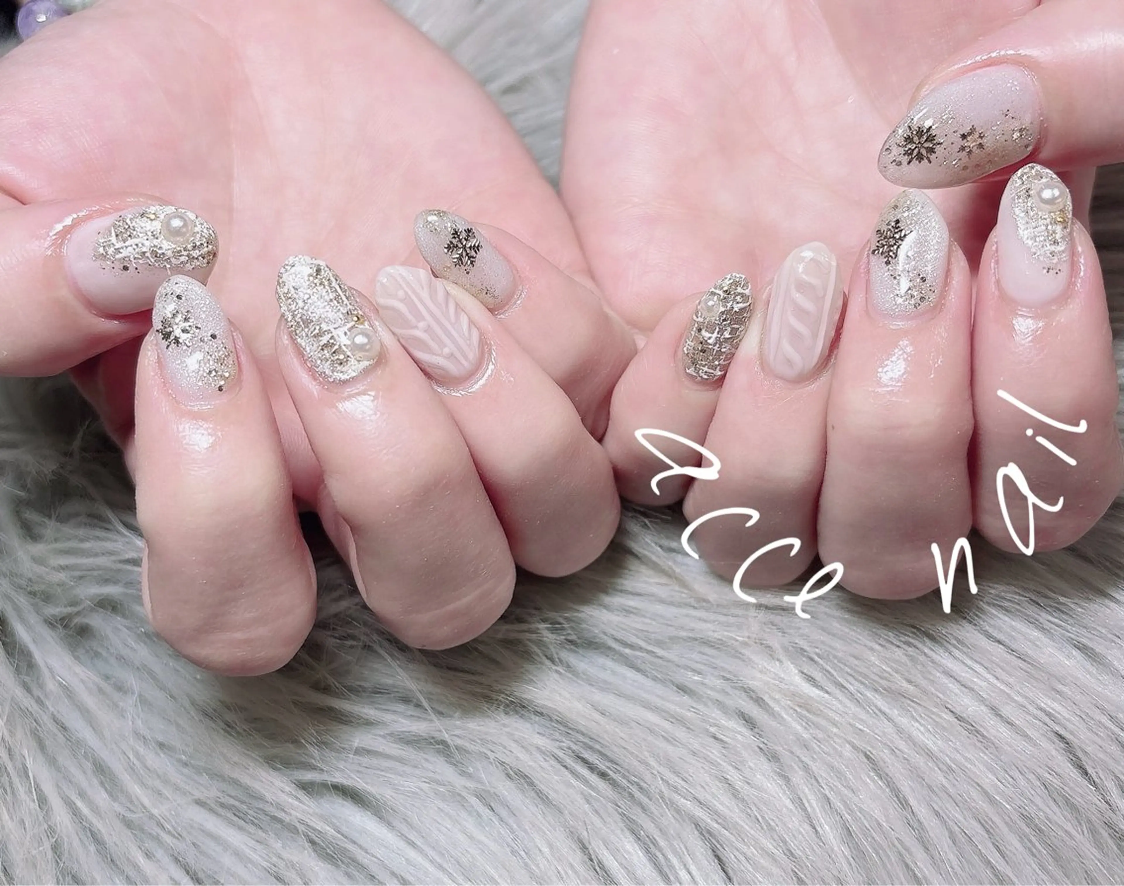 ミディアム ハンドネイル atsuco ✴︎のネイルデザイン