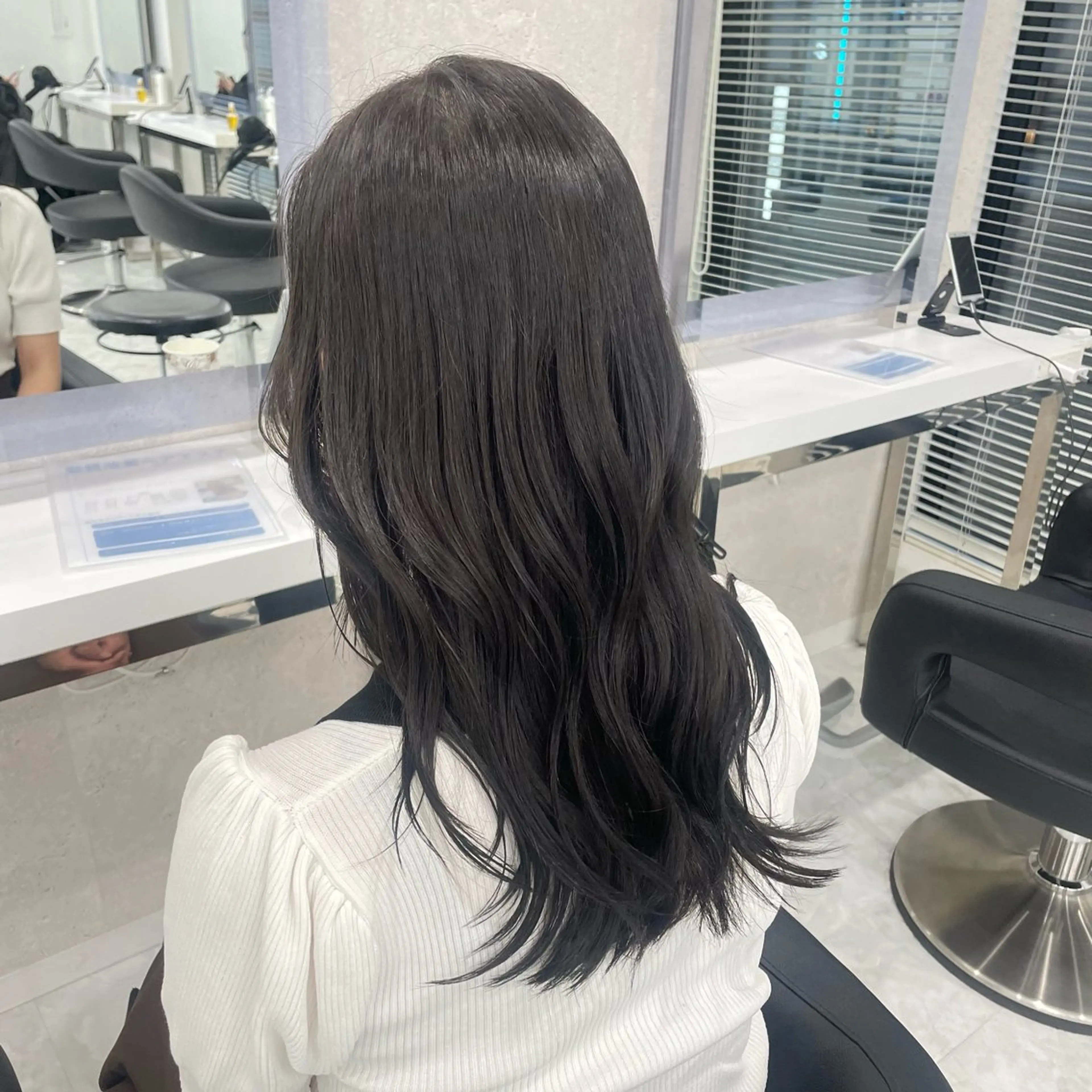 ミディアム 大人っぽ上品🤍韓国 レイヤー🤍ふうがのヘアスタイル