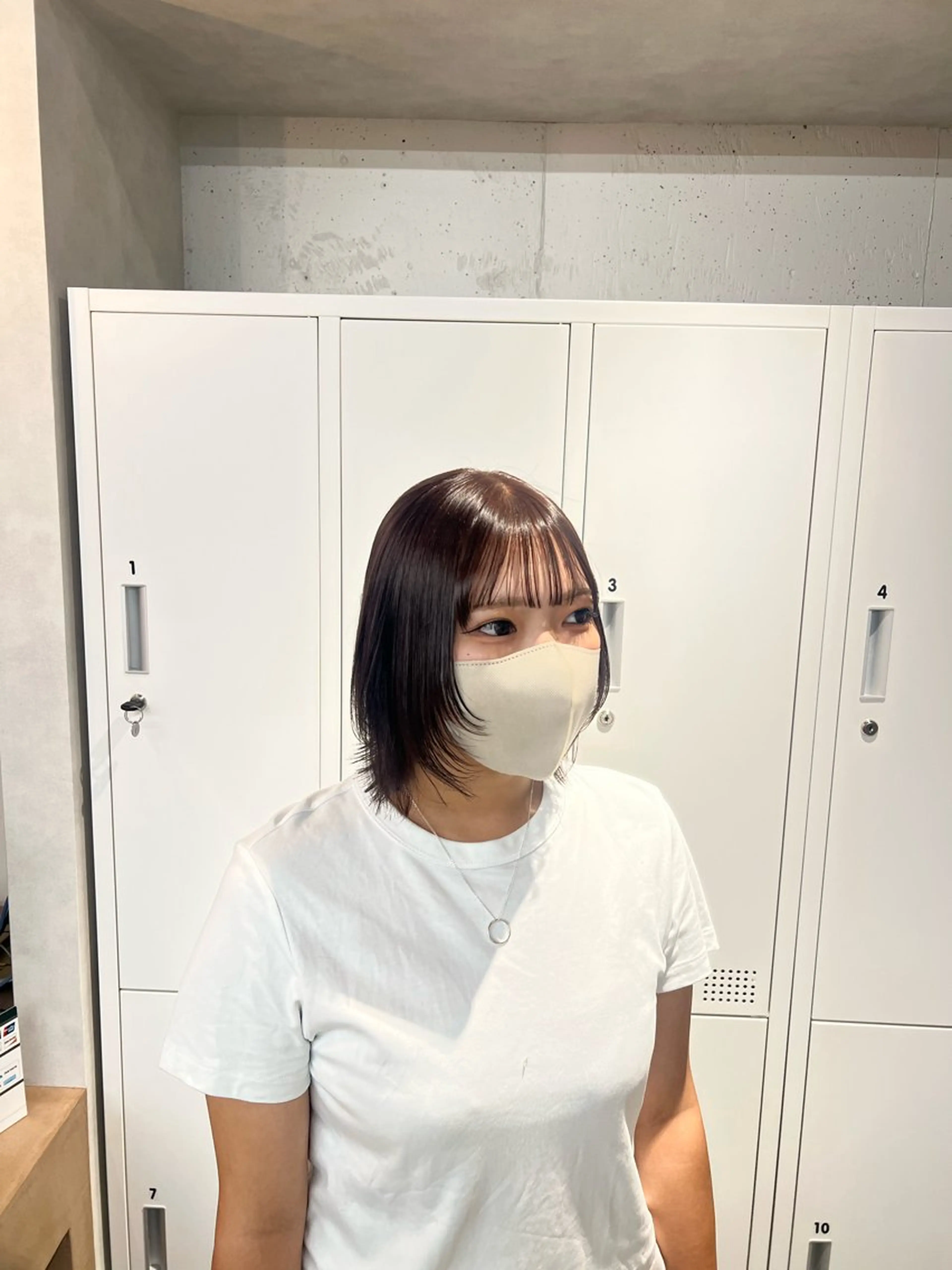 ショート 顔まわりレイヤー 顔周りカット レイヤーカット ひなた-YUCCA- モデル様募集中のヘアスタイル