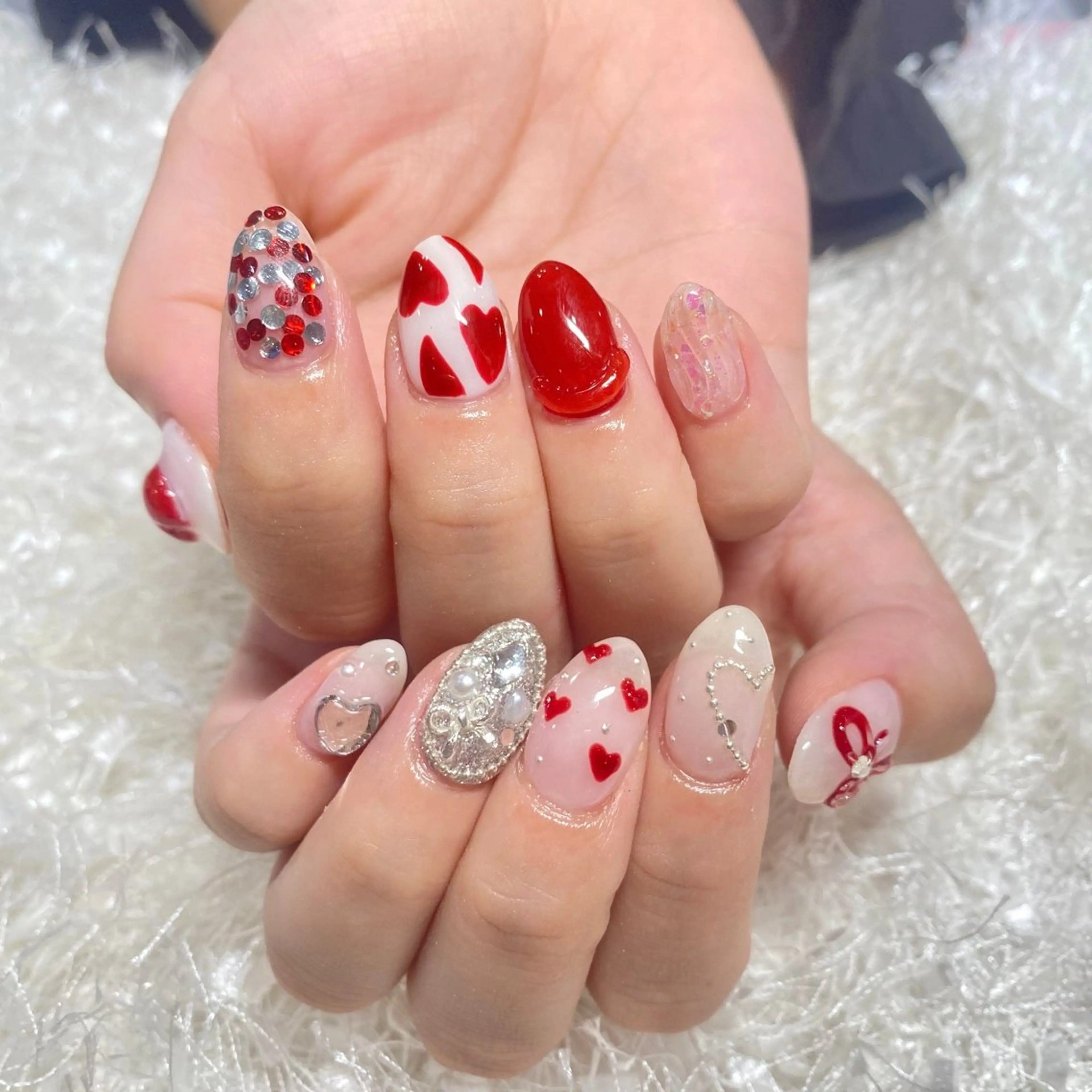 ネイル 長さ出し フレンチネイル ジェルネイル グラデーション 韓国ネイル ハンドネイル Nail&eye Belire 新宿のネイルデザイン