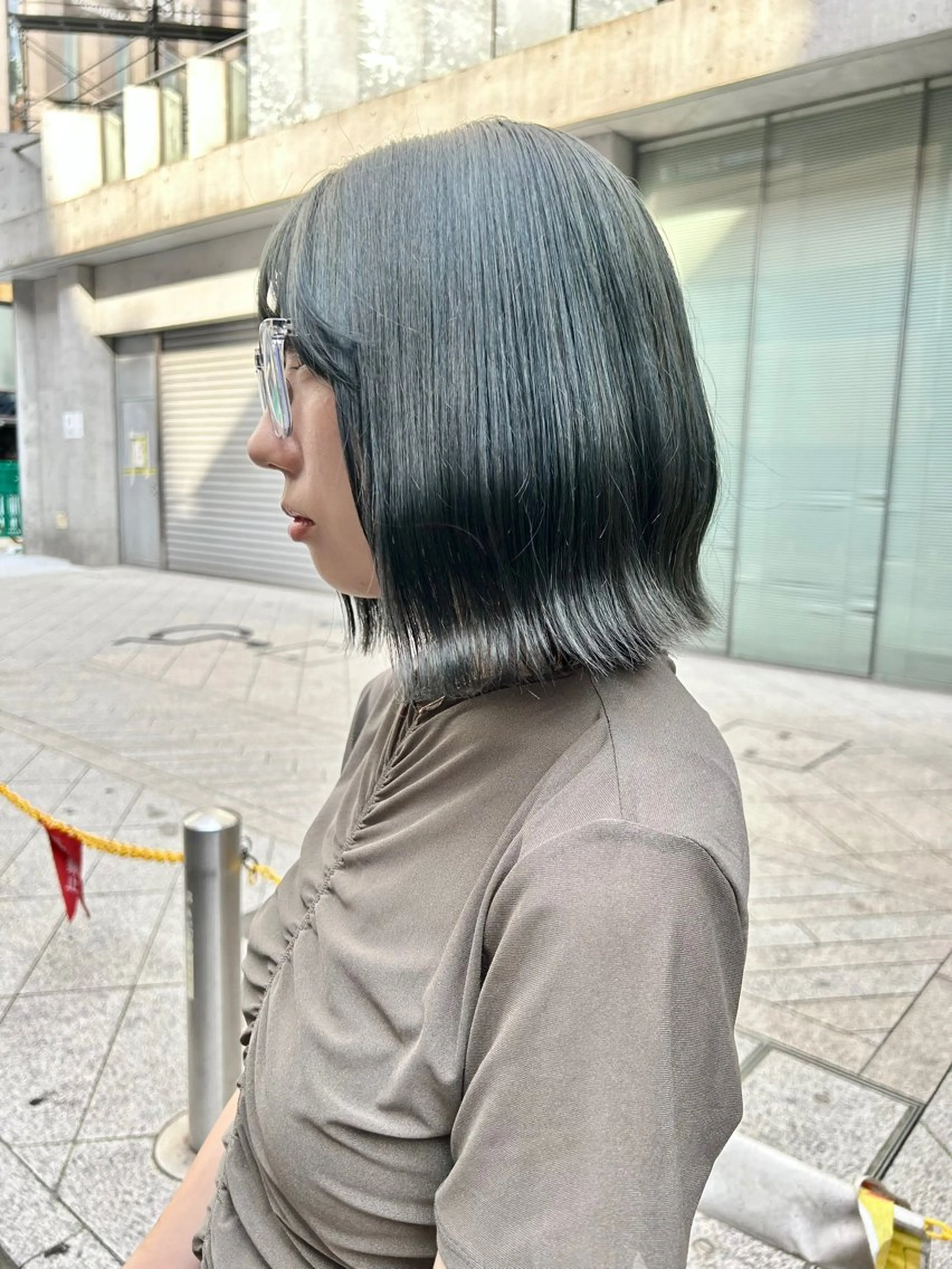 ミディアム カラー ブリーチ 🎀パーマモデル募集 暖色/REINA🎀のヘアスタイル
