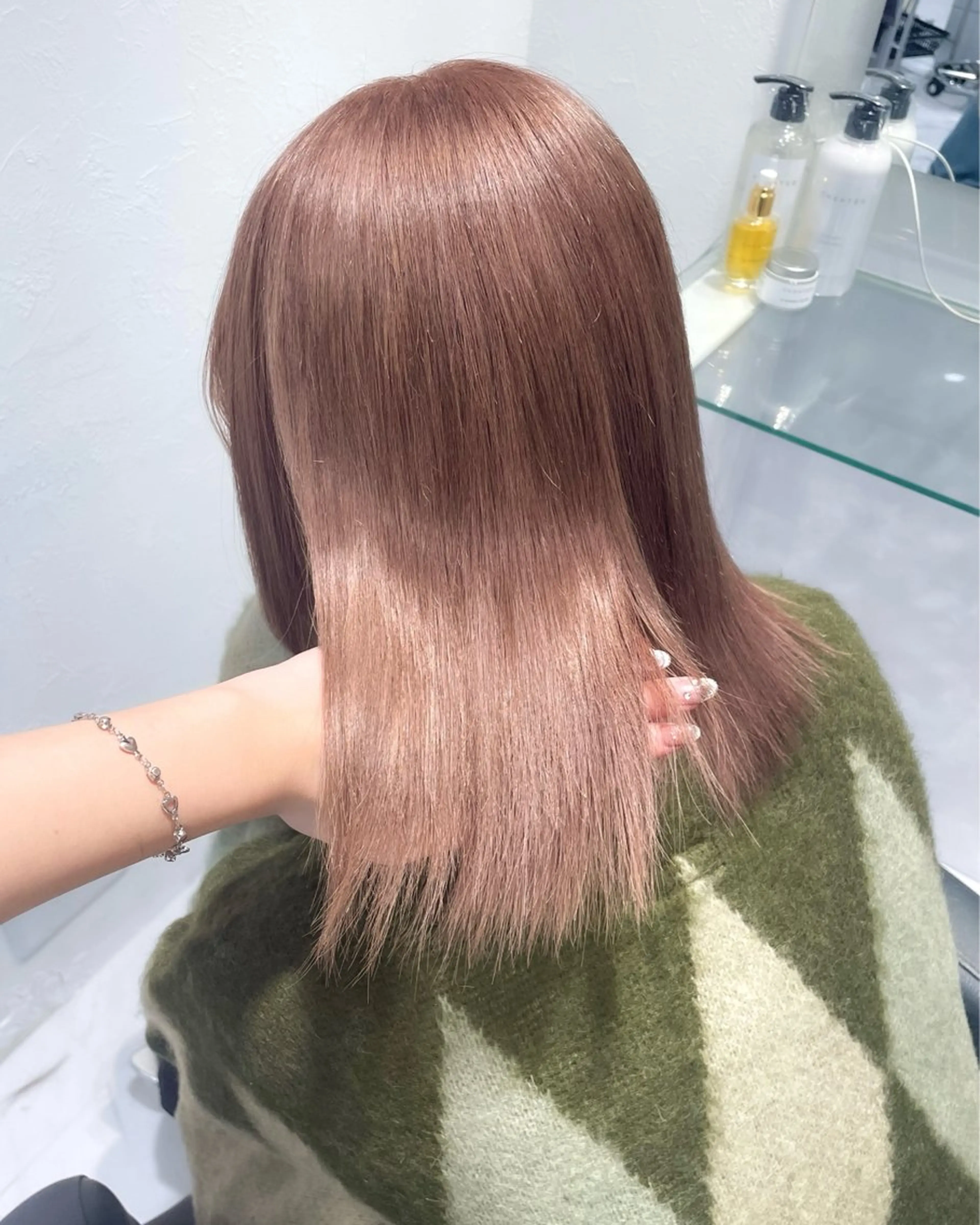 ロング カラー ヘアカラー トリートメント ヘッドスパ ヘアセット 表参道♡暗髪^ྀི 艶カラー♡アユミのヘアスタイル
