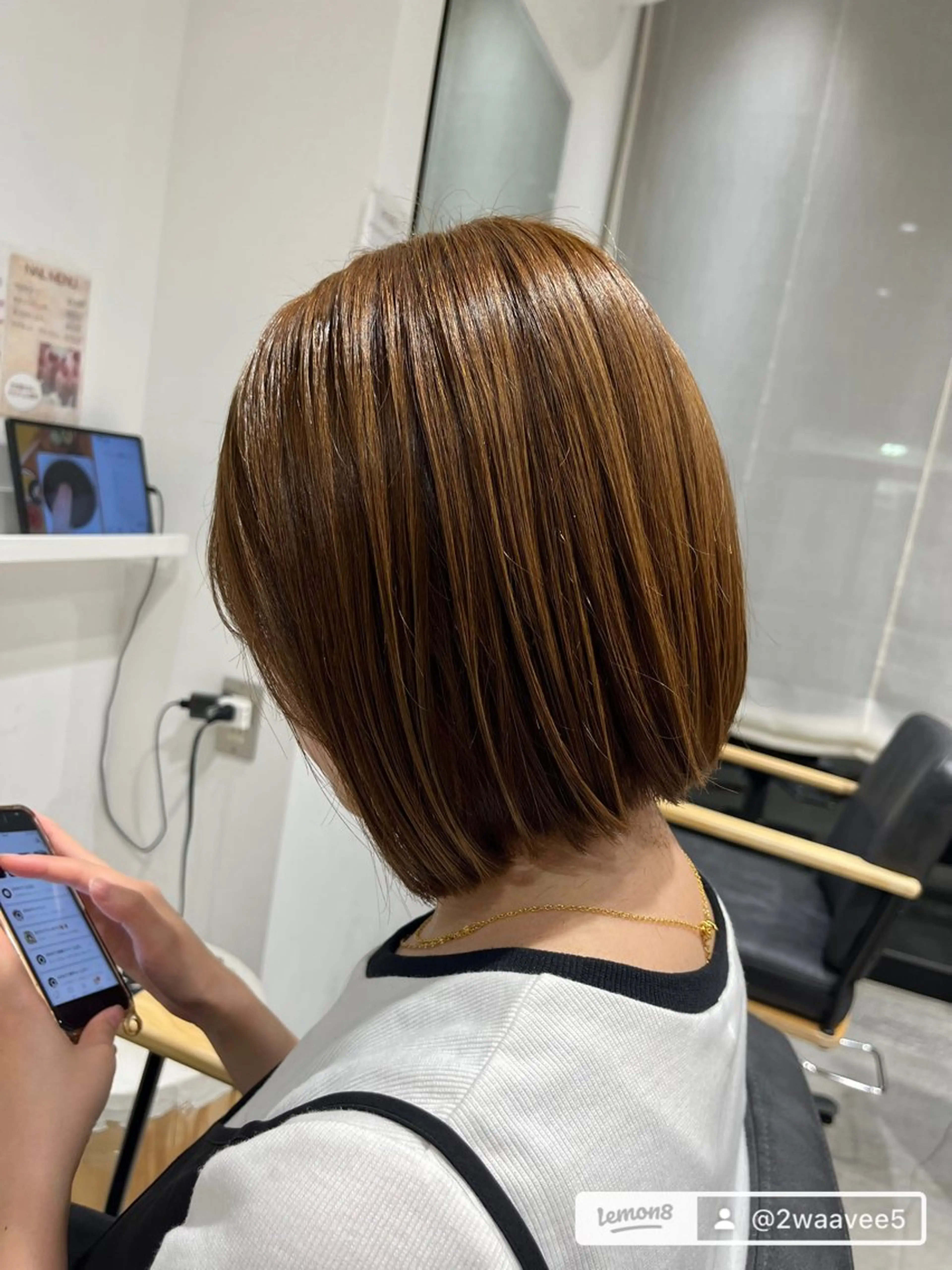 ショート カット 縮毛矯正 ボブ/美髪矯正 /佐藤 奈巳のヘアスタイル