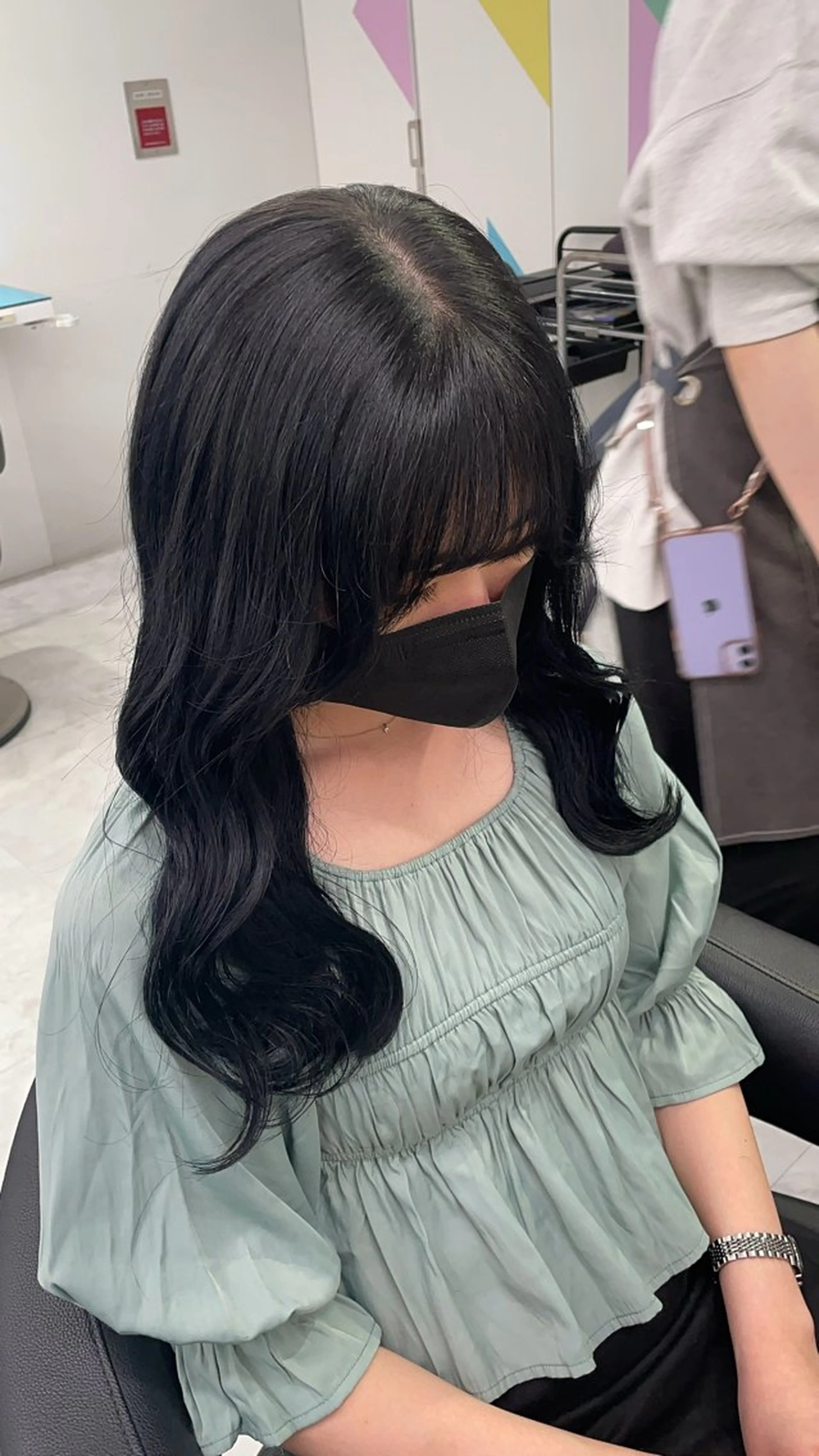 セミロング カラー ヘアカラー 🧸韓国風艶髪/ 透明感抜群カラー🧸のヘアスタイル