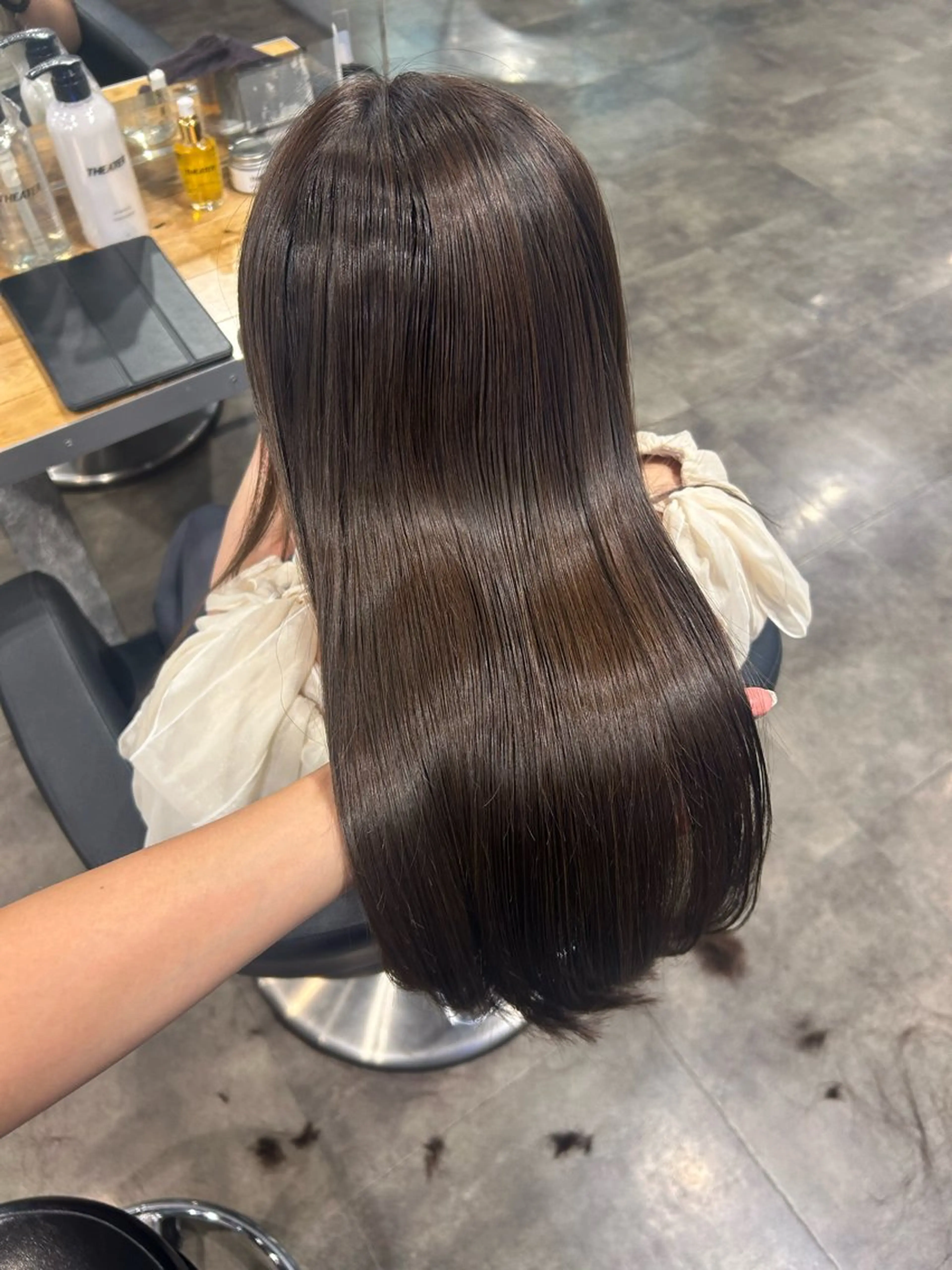 カラー カット ヘアカラー トリートメント ヘアセット 🤍ベージュ/透明感 韓国ヘア/まりん🤍のヘアスタイル