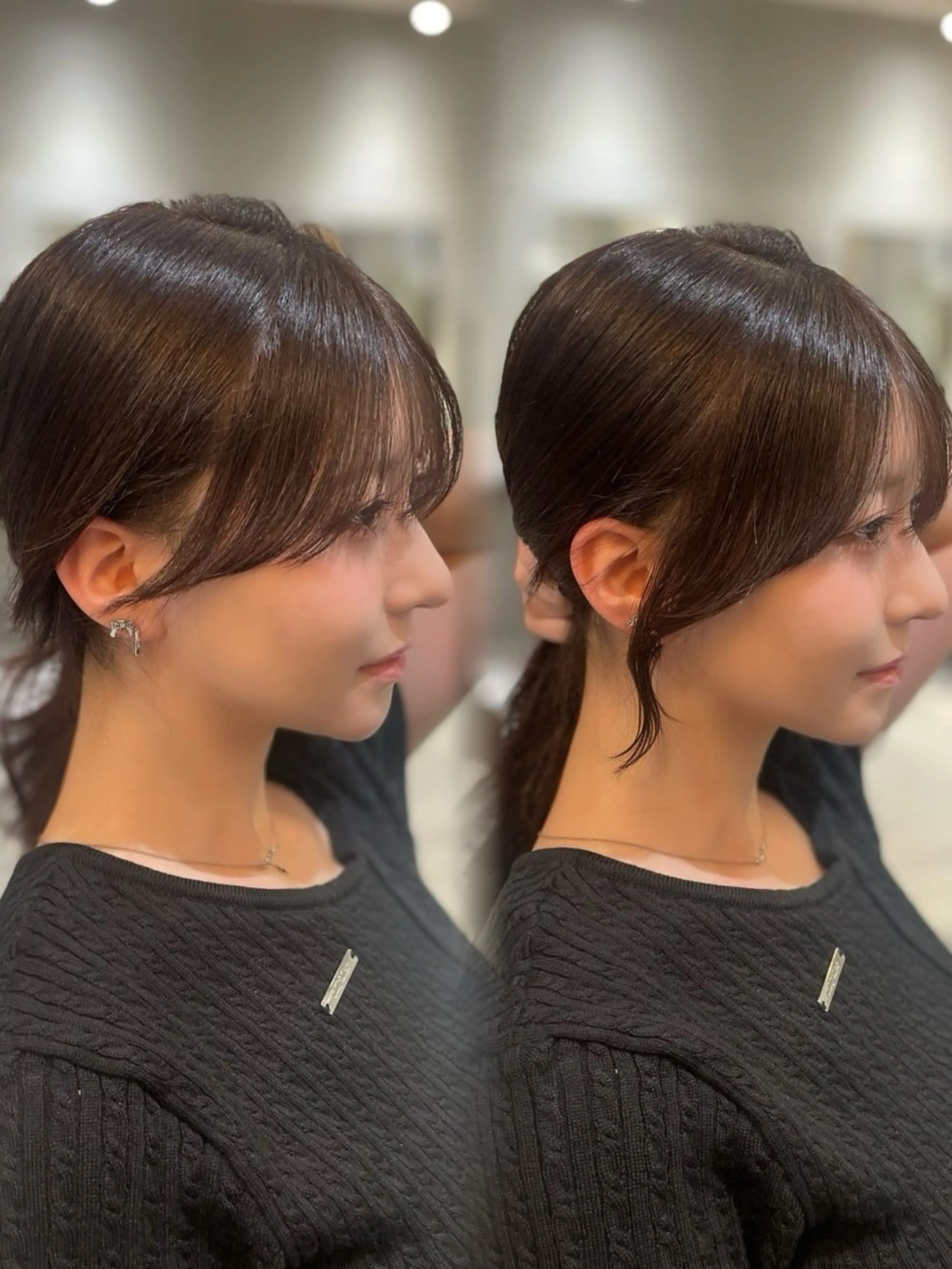 ロング カット ヘアカラー 縮毛矯正 トリートメント 髪質改善×透明感× 艶髪🥀HIYORIのヘアスタイル