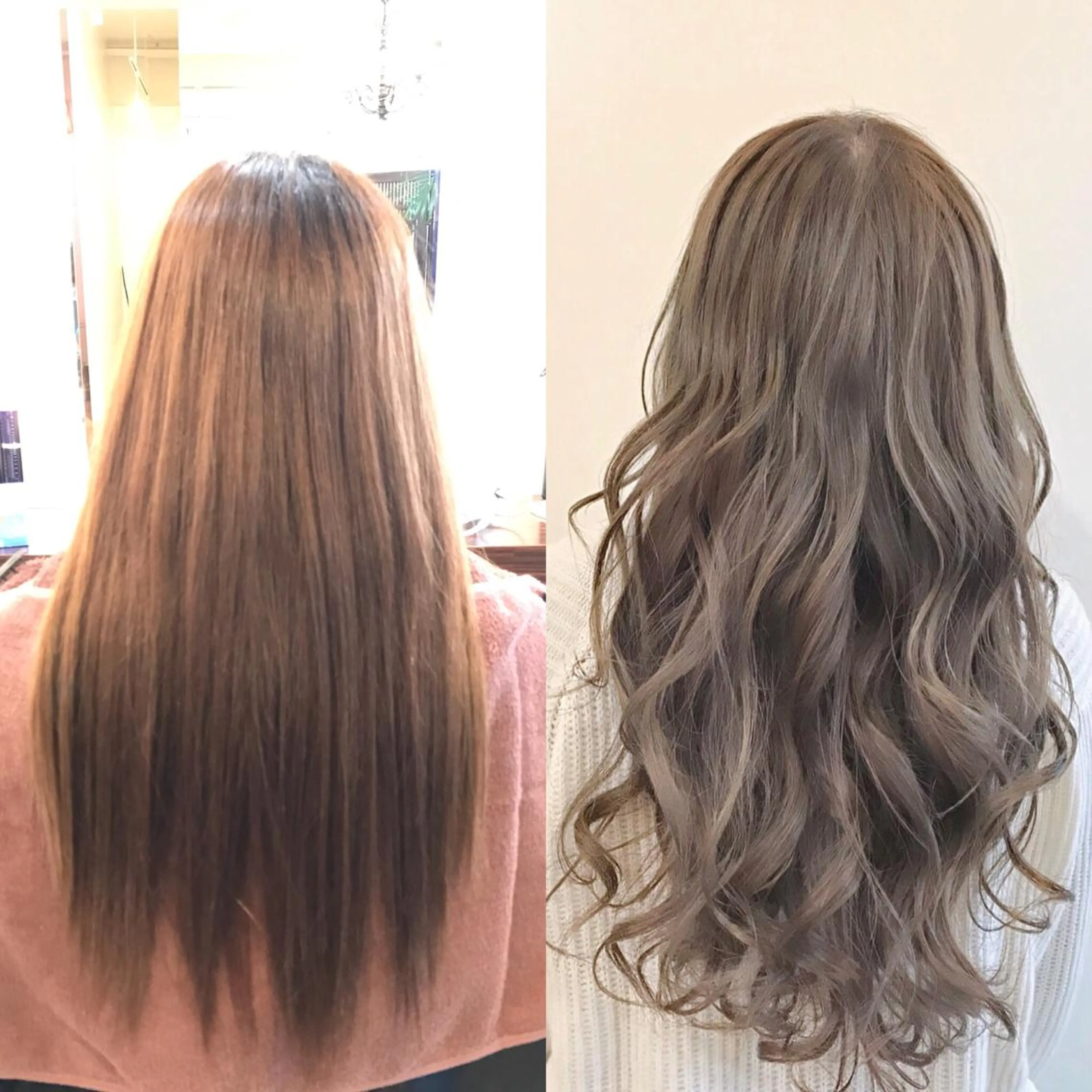ロング カラー グレージュ MARDI GRAS 蘭丸のヘアスタイル