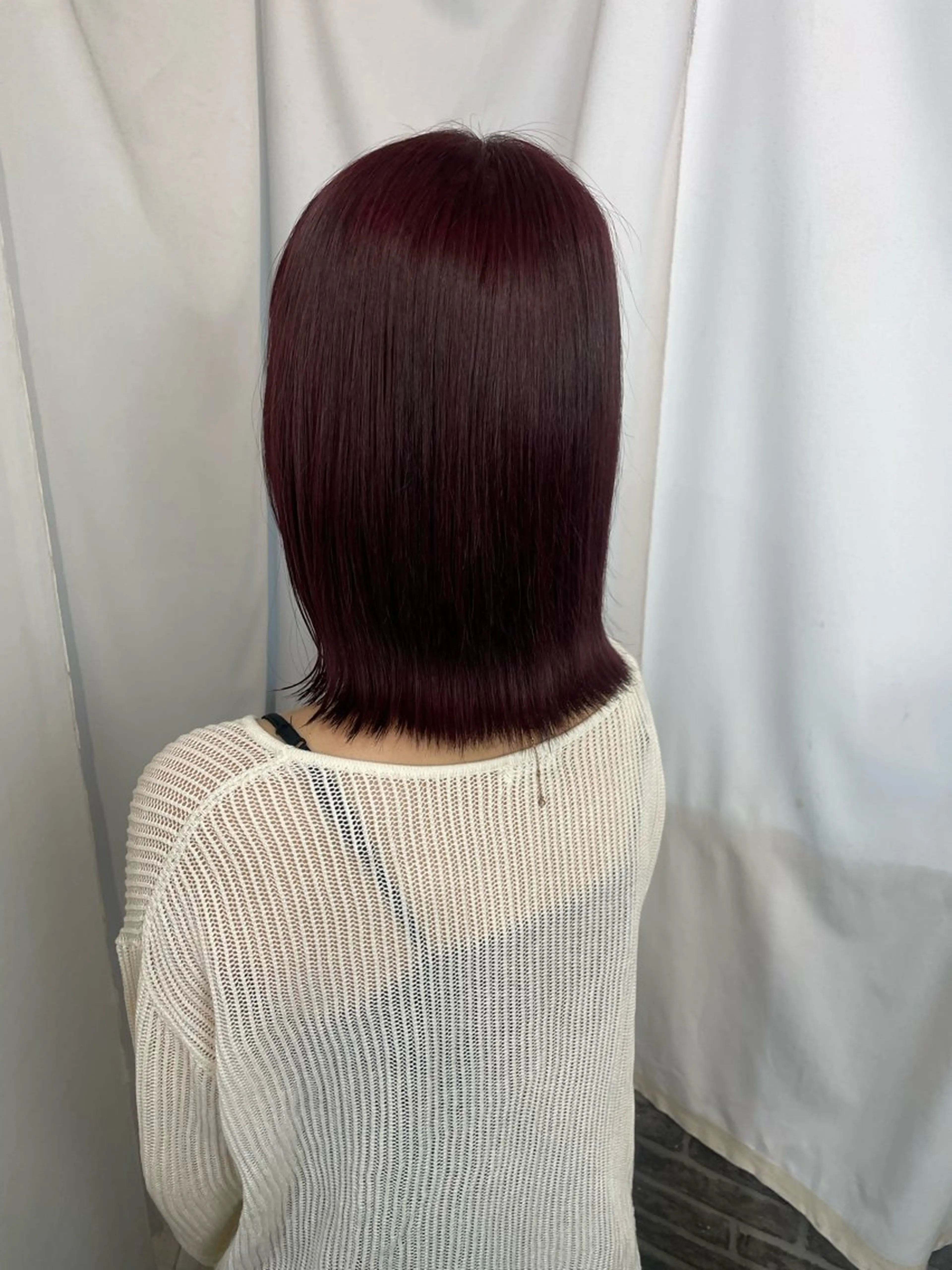 ミディアム カット ヘアカラー トリートメント 🍬kanami 🍬ボブ/暖色カラーのヘアスタイル