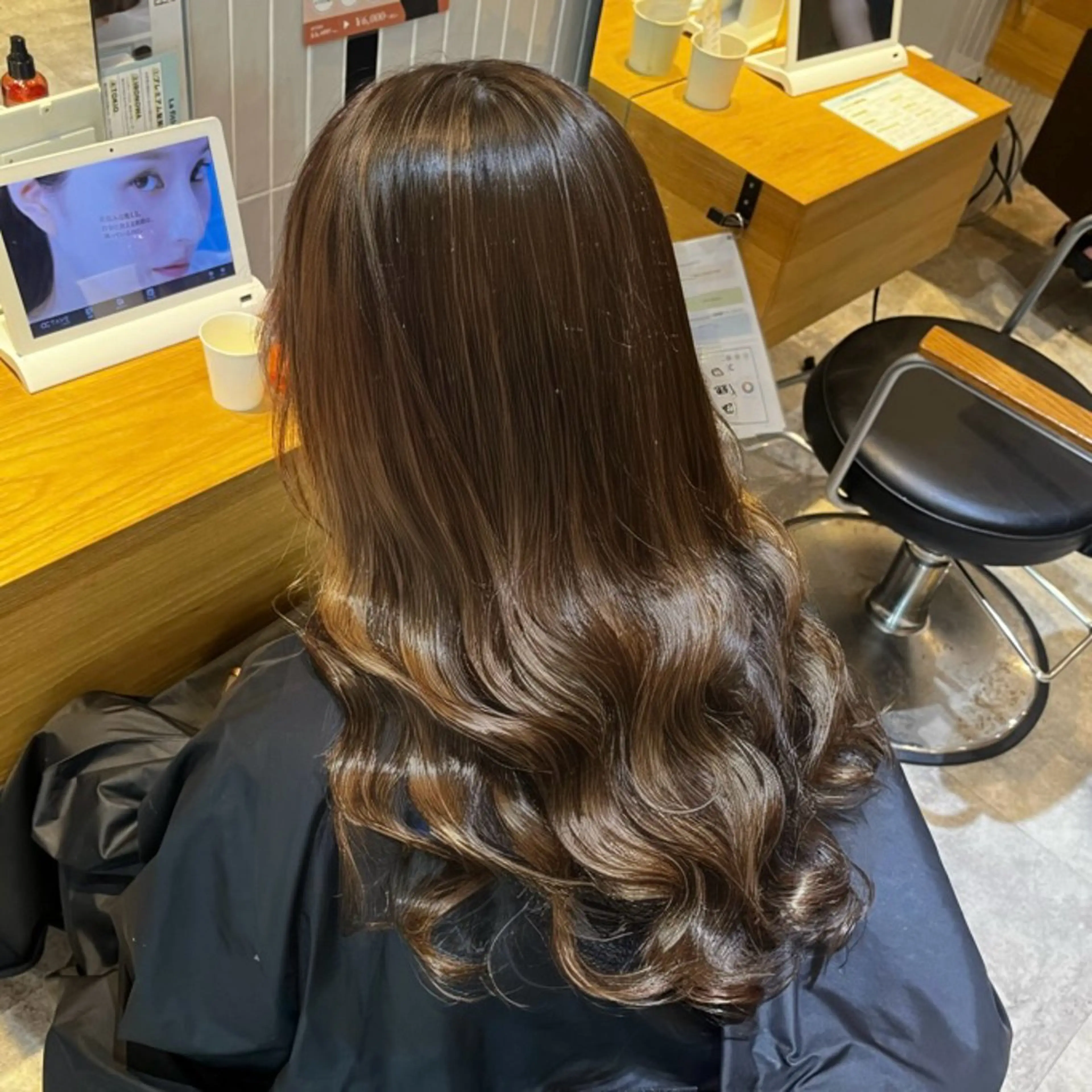 【髪質改善全部盛り】カット＋前処理plexケアカラー＋イロノワ髪質改善トリートメント💎ツヤ透明感プレミアムクーポン💎の写真