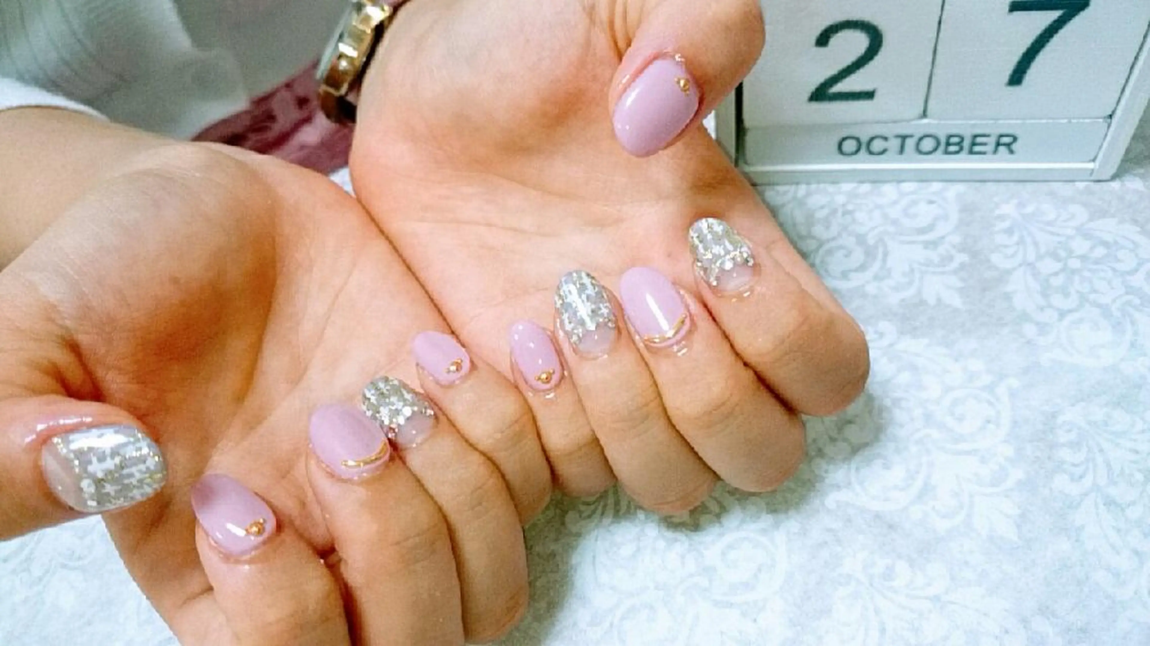 ネイル ツイードネイル JEWEL nailのネイルデザイン