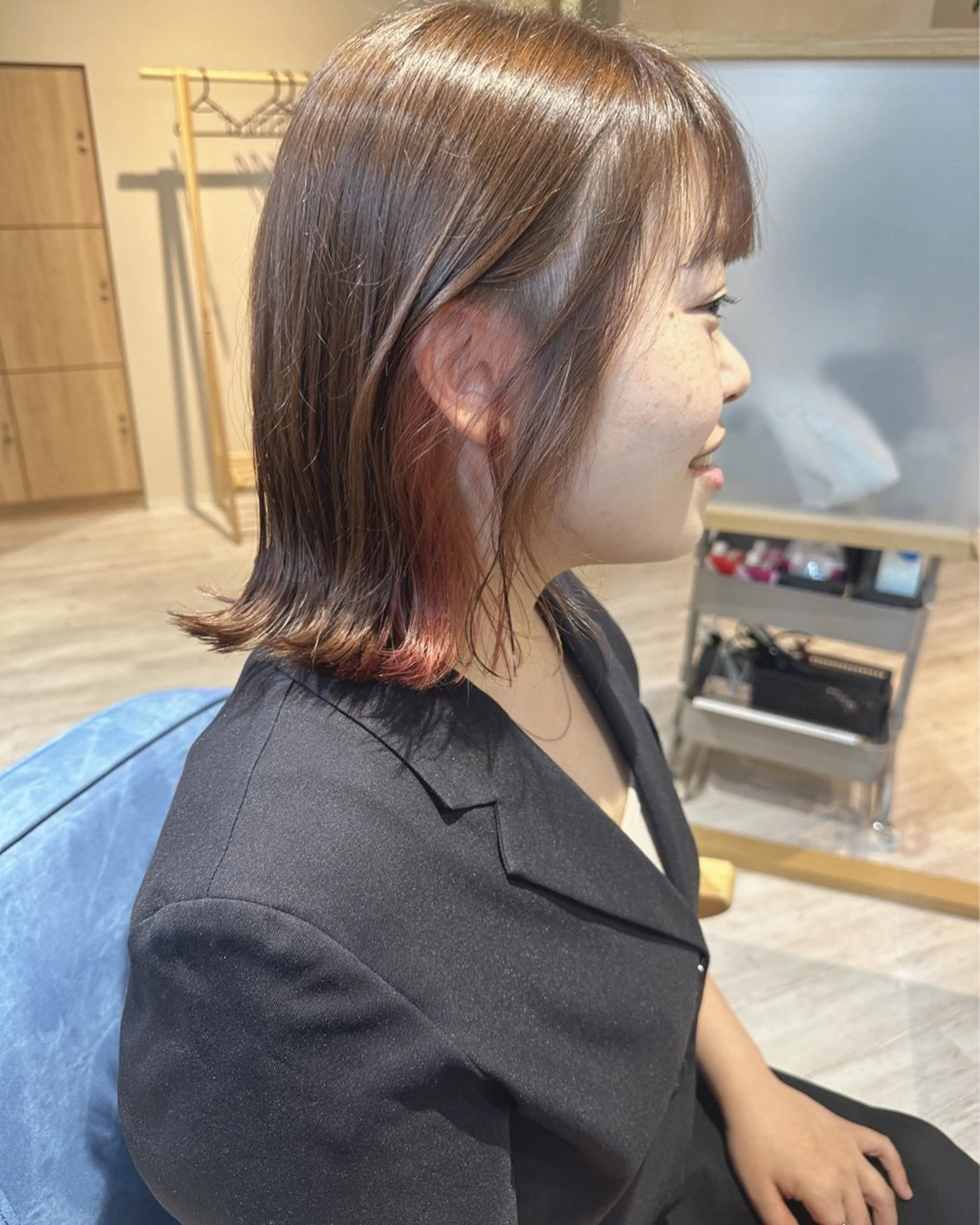 ミディアム シェアサロンコネクト所属・Chiho/ 博多/大人かわいいのヘアスタイル