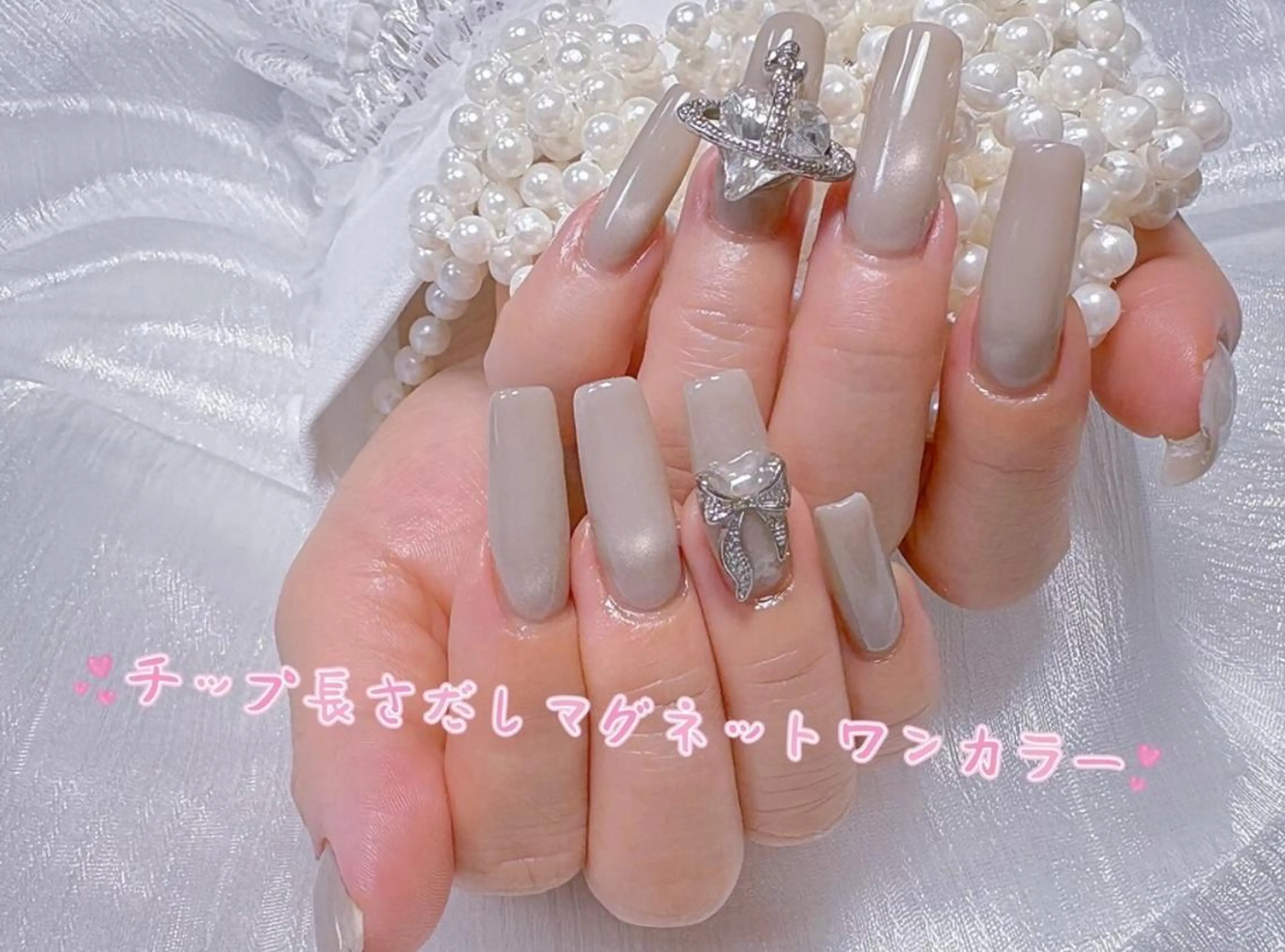 ネイル ✨Nora💫 ワンホンネイルのネイルデザイン