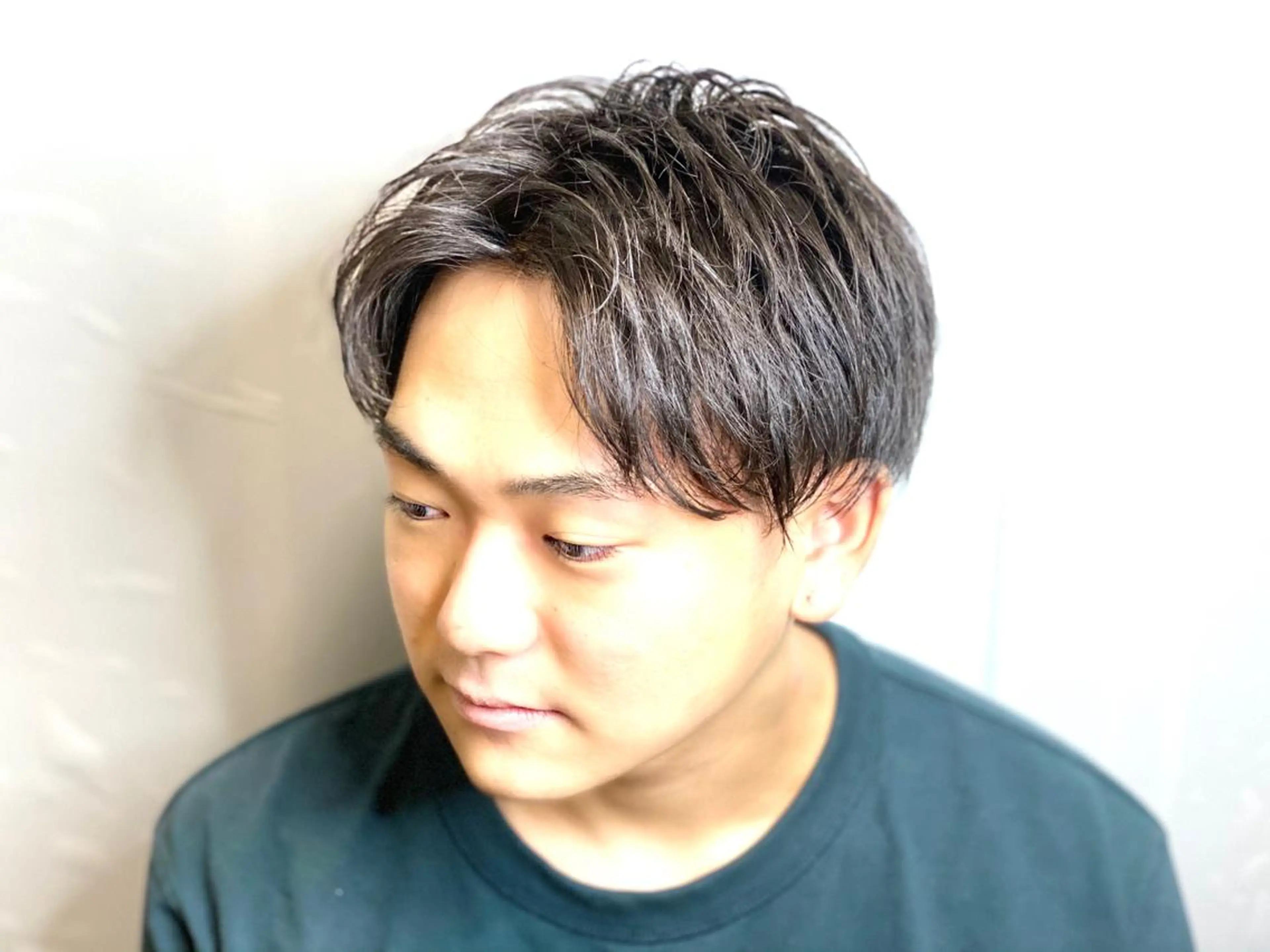 ミディアム メンズ HIRO GINZA 池袋東口店所属・林田 龍明のヘアスタイル