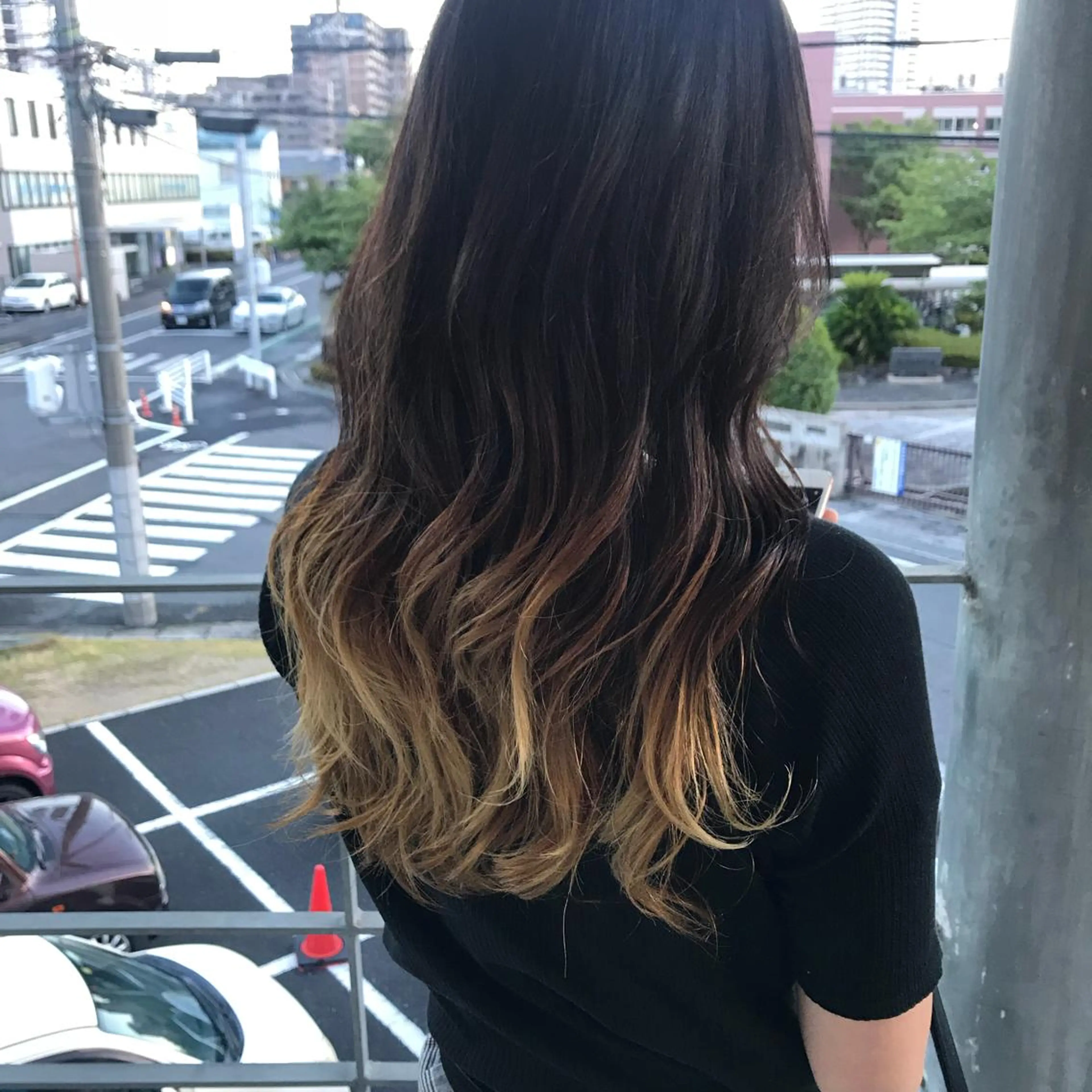 ロング カラー 中村 瑞希のヘアスタイル