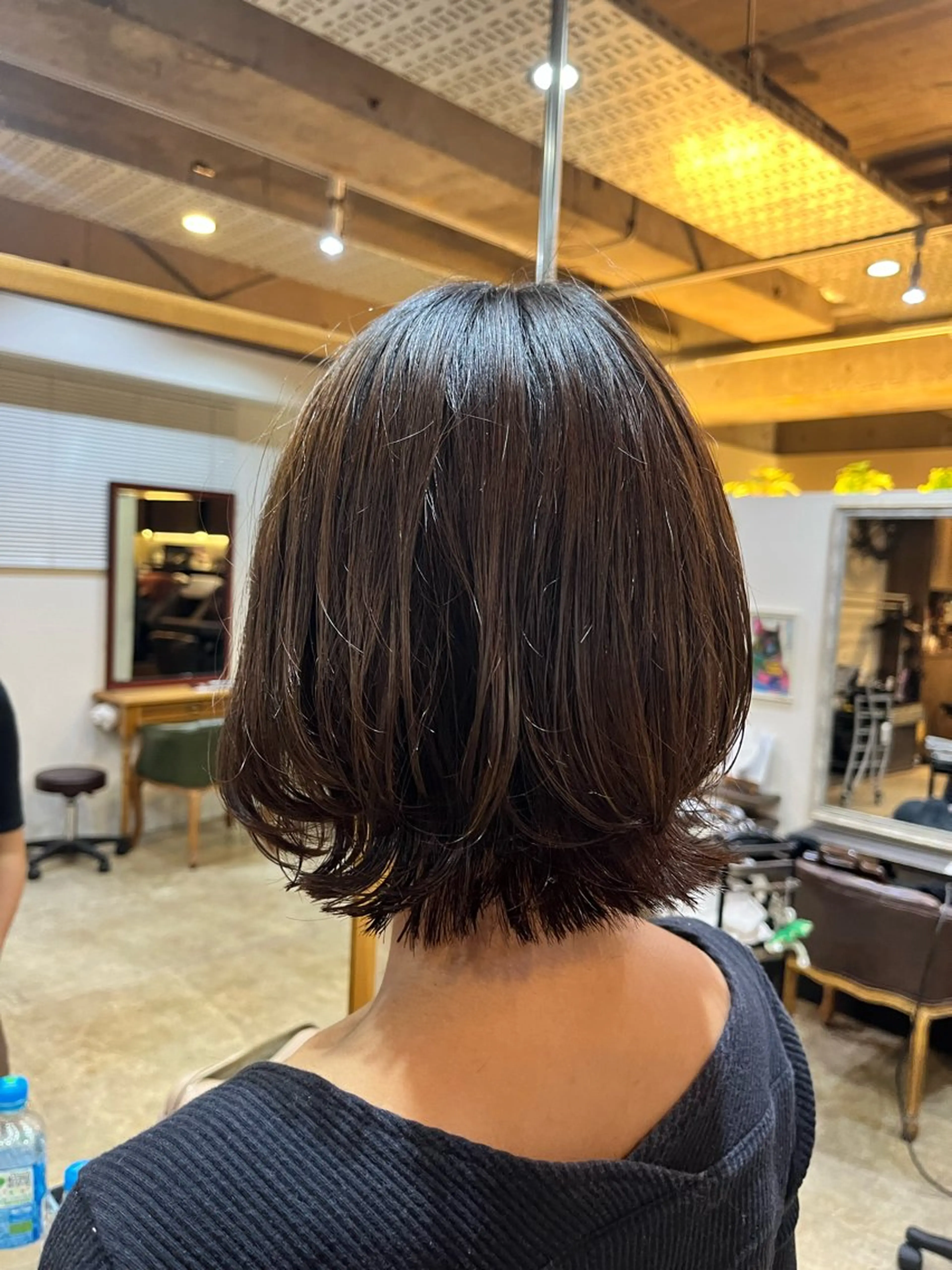 ミディアム 松原 樹里のヘアスタイル