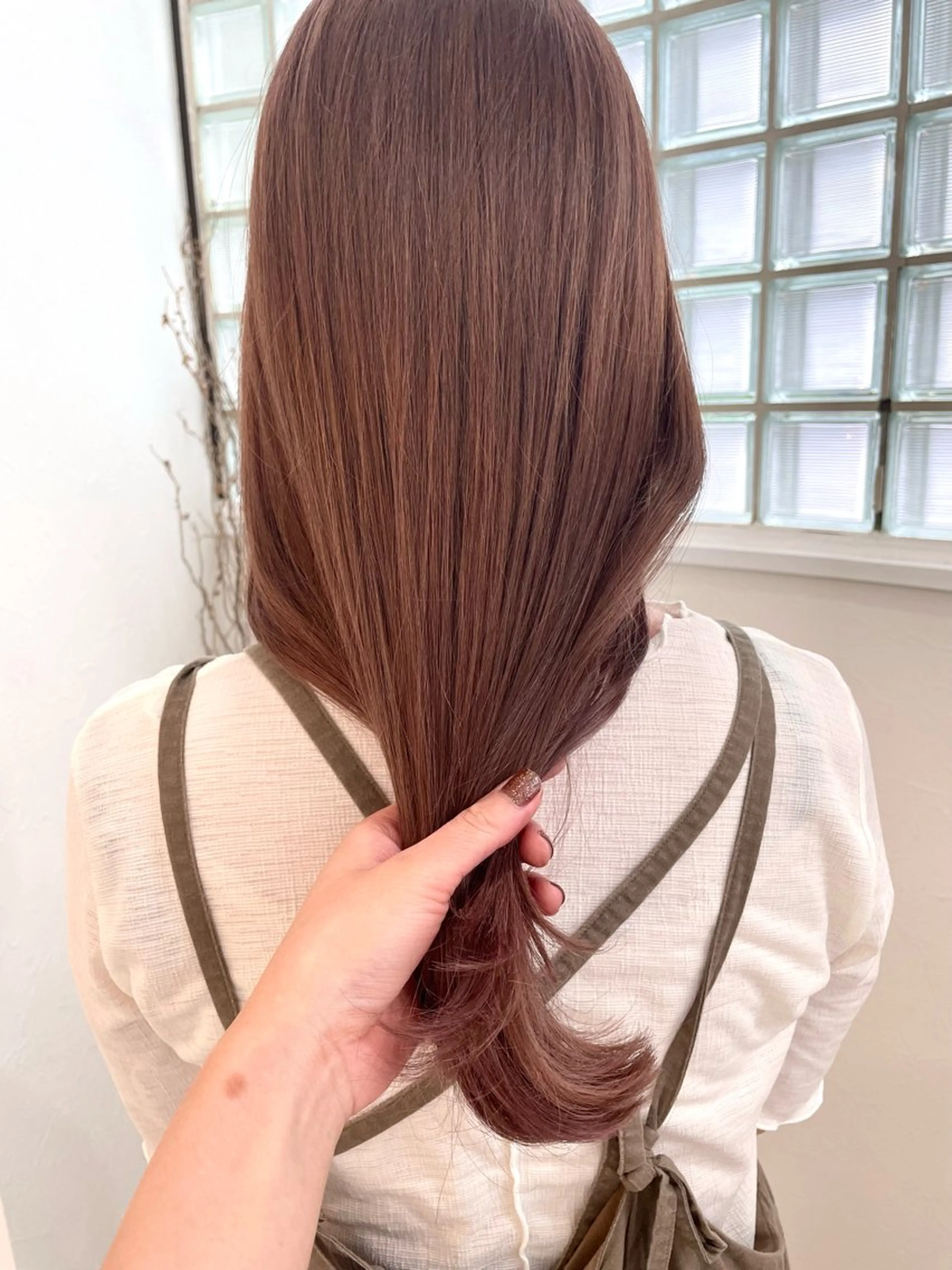 ロング カラー ヘアアレンジ ヘアカラー トリートメント JIEN 🌷 sakuraのヘアスタイル