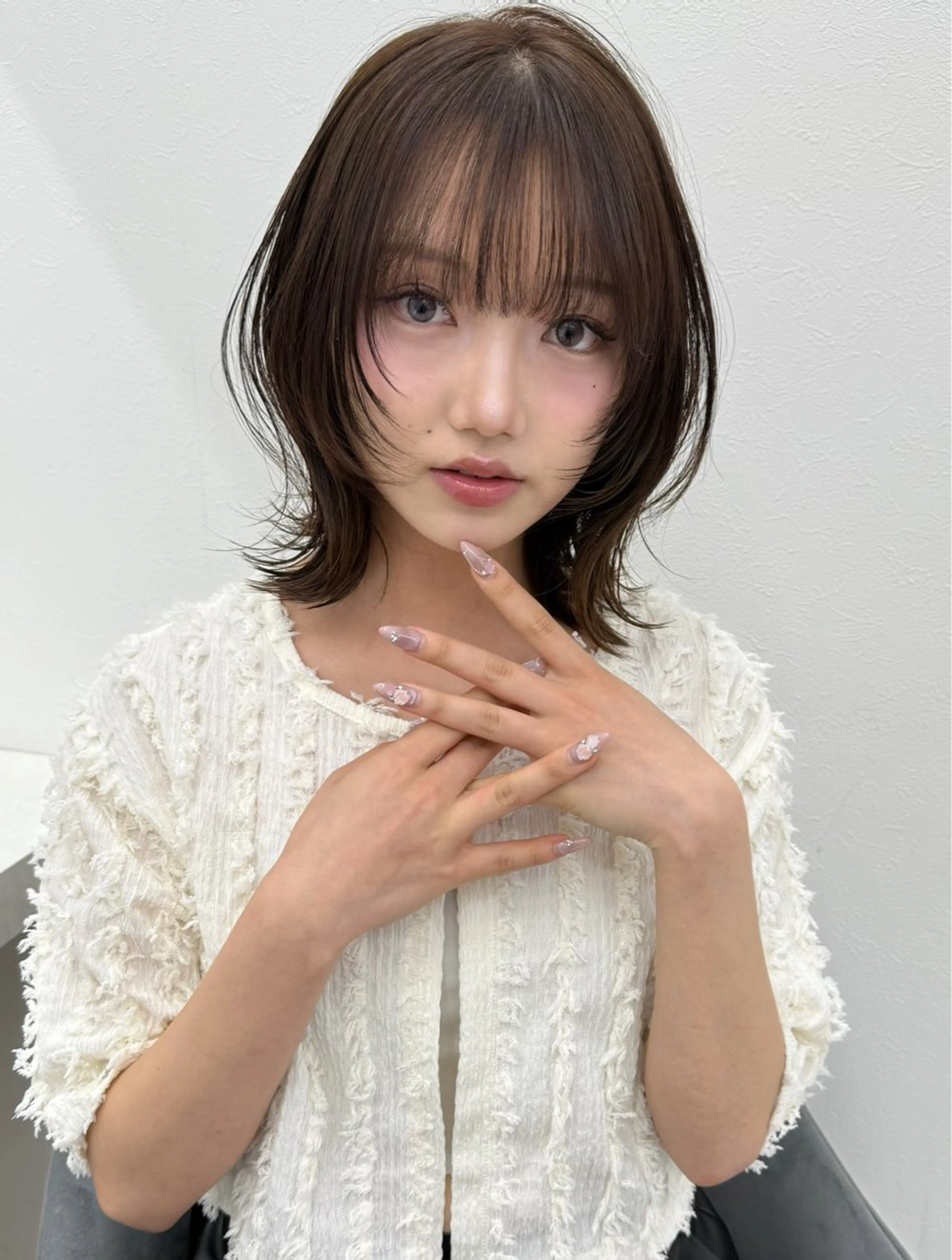 ミディアム ボブレイヤー ボブ レイヤーカット カット トリートメント ウルフカット/御園 里奈のヘアスタイル