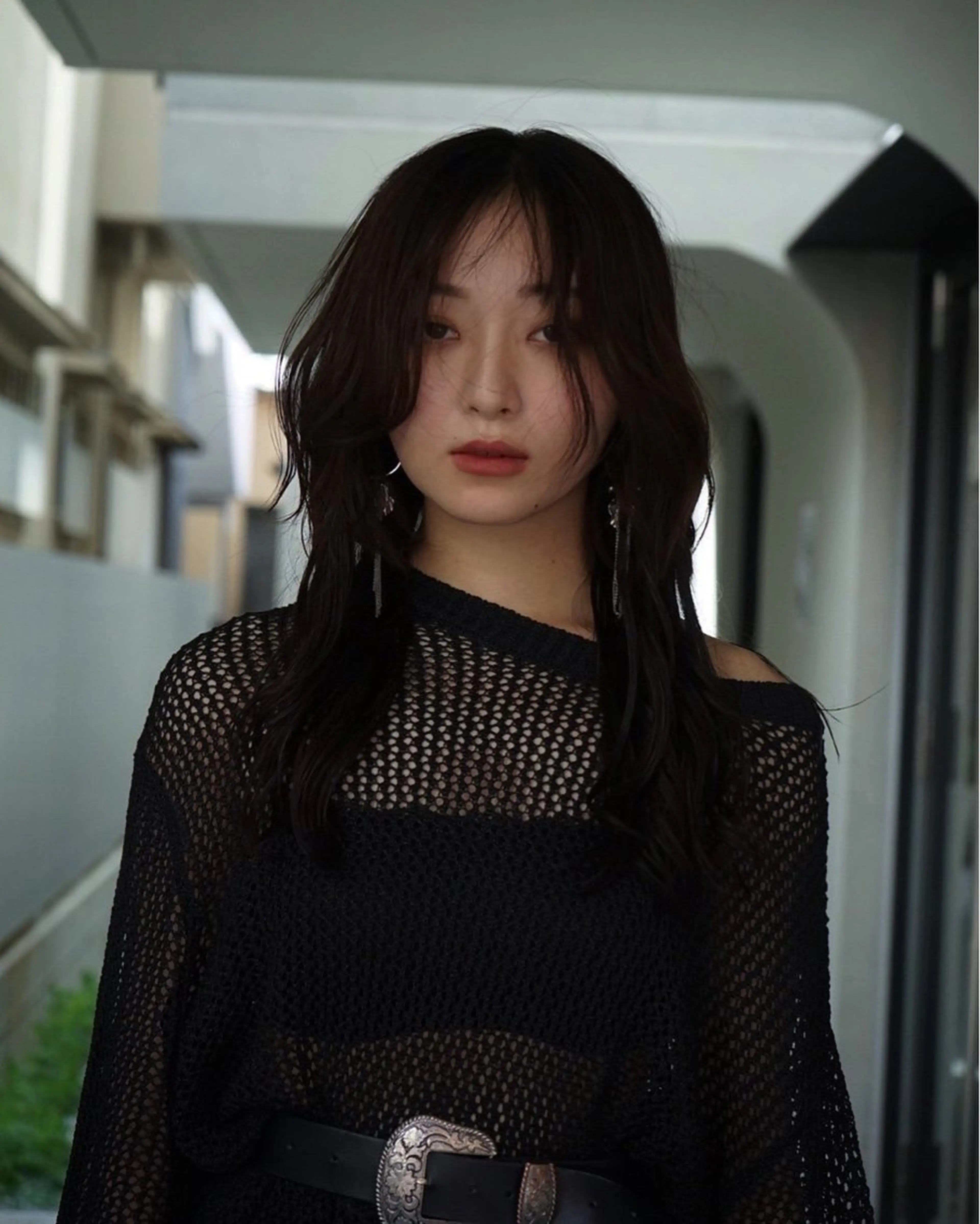 セミロング カラー レイヤーカット /ハイトーンchaoのヘアスタイル