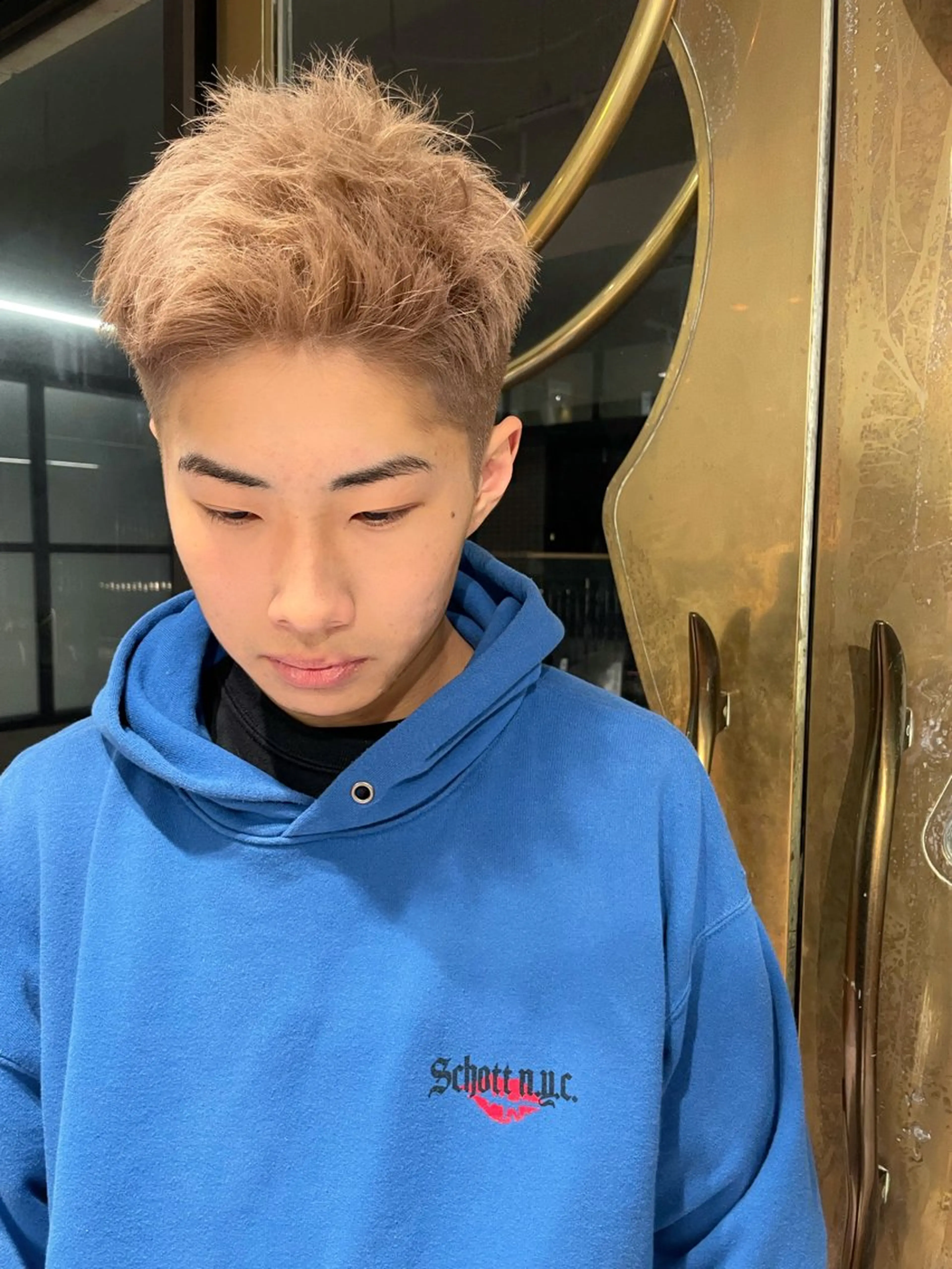 ショート カラー メンズ カット ヘアカラー トリートメント メンズNO.1口コミ 高評価🟡三澤拓海✅のヘアスタイル