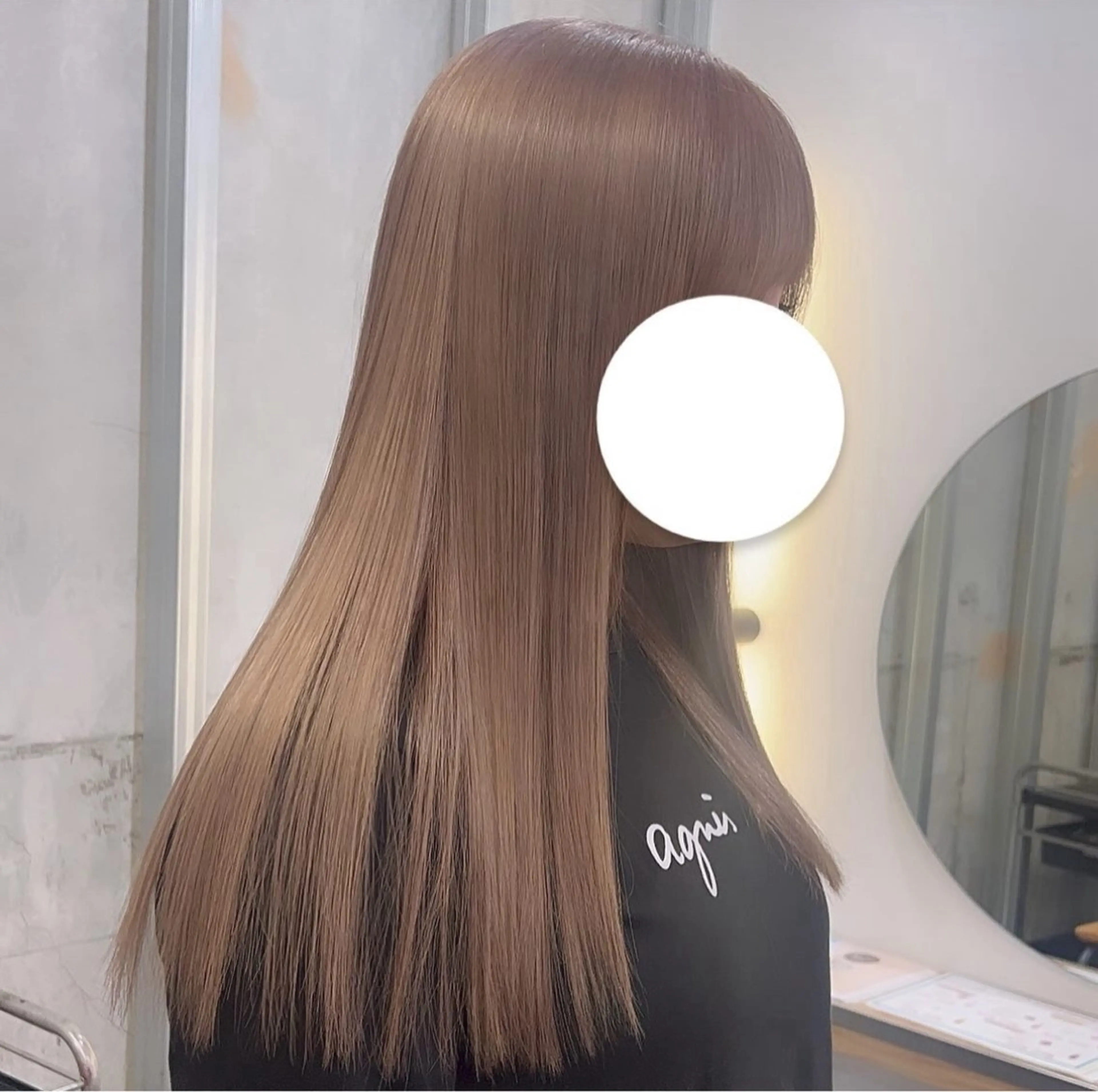 ミディアム カット ヘアカラー トリートメント ✂︎透明感カラー特化 /日和優真✂︎のヘアスタイル