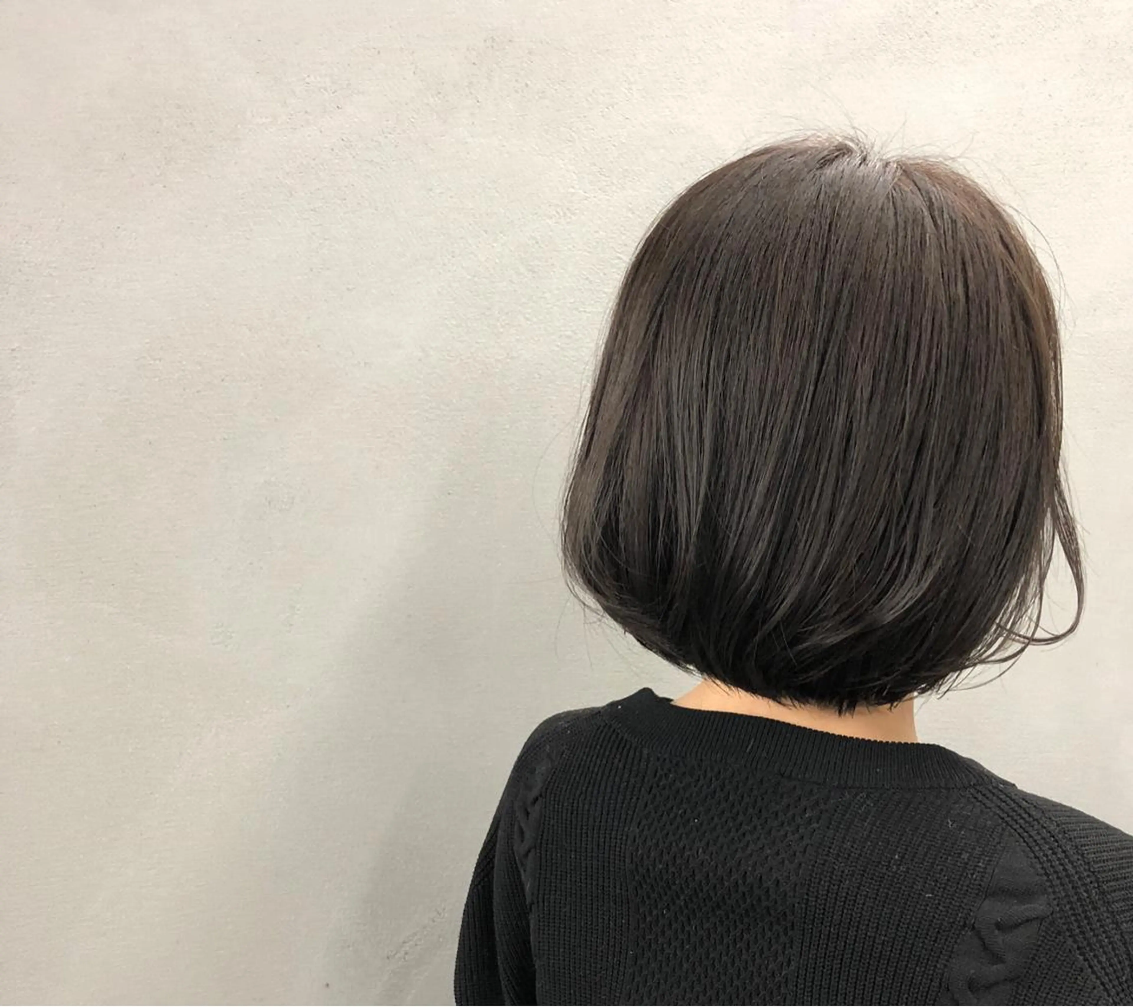 ショート カラー ボブ カット ヘアカラー トリートメント ボブ/ショート/ 白髪染め/メンズ葛西のヘアスタイル
