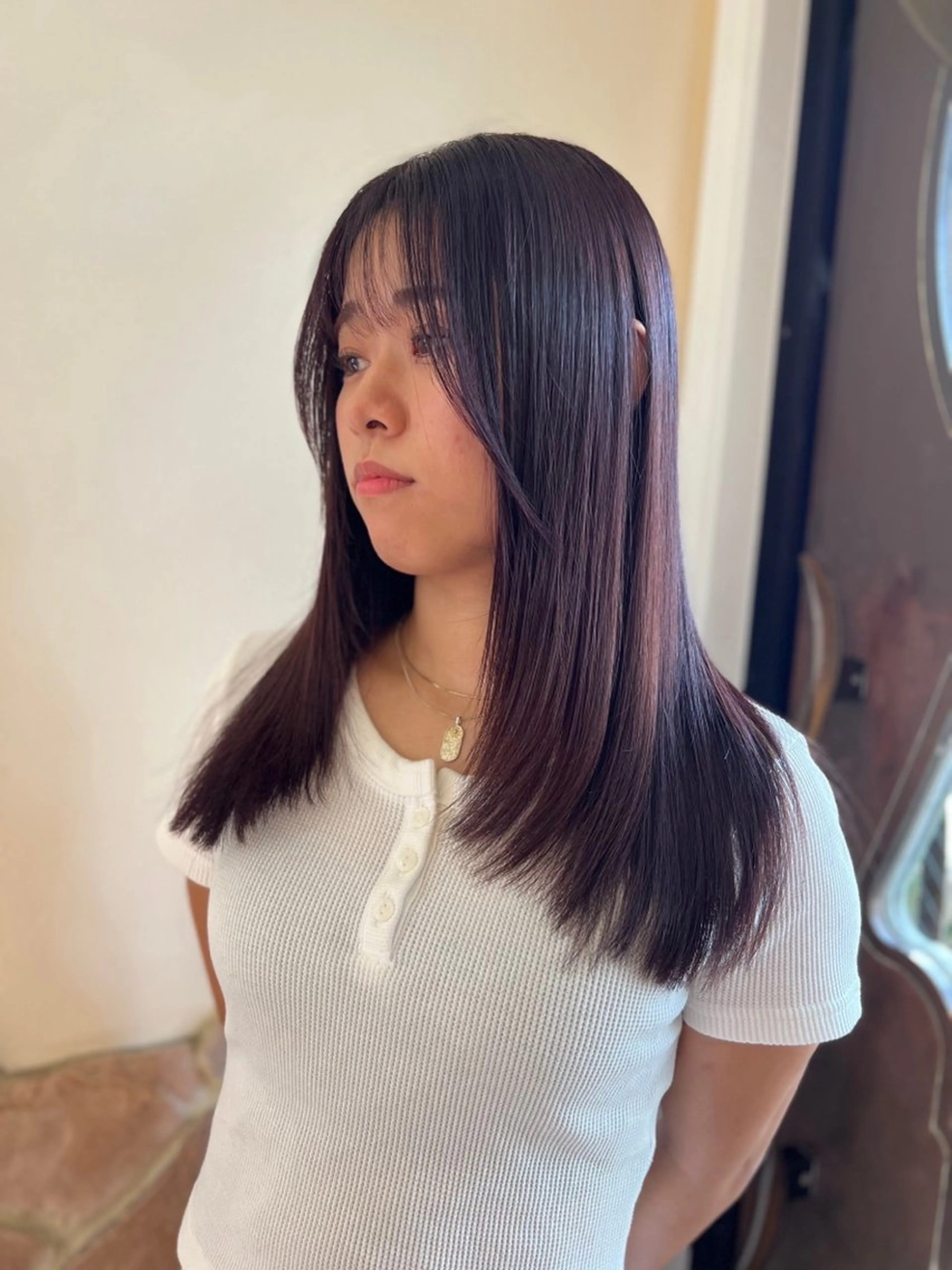 ロング カラー ブリーチ ダブルカラー ハイライトカラー ブリーチなしカラー ハイライト 艶髪/髪質改善/ NATSUKI🍯のヘアスタイル