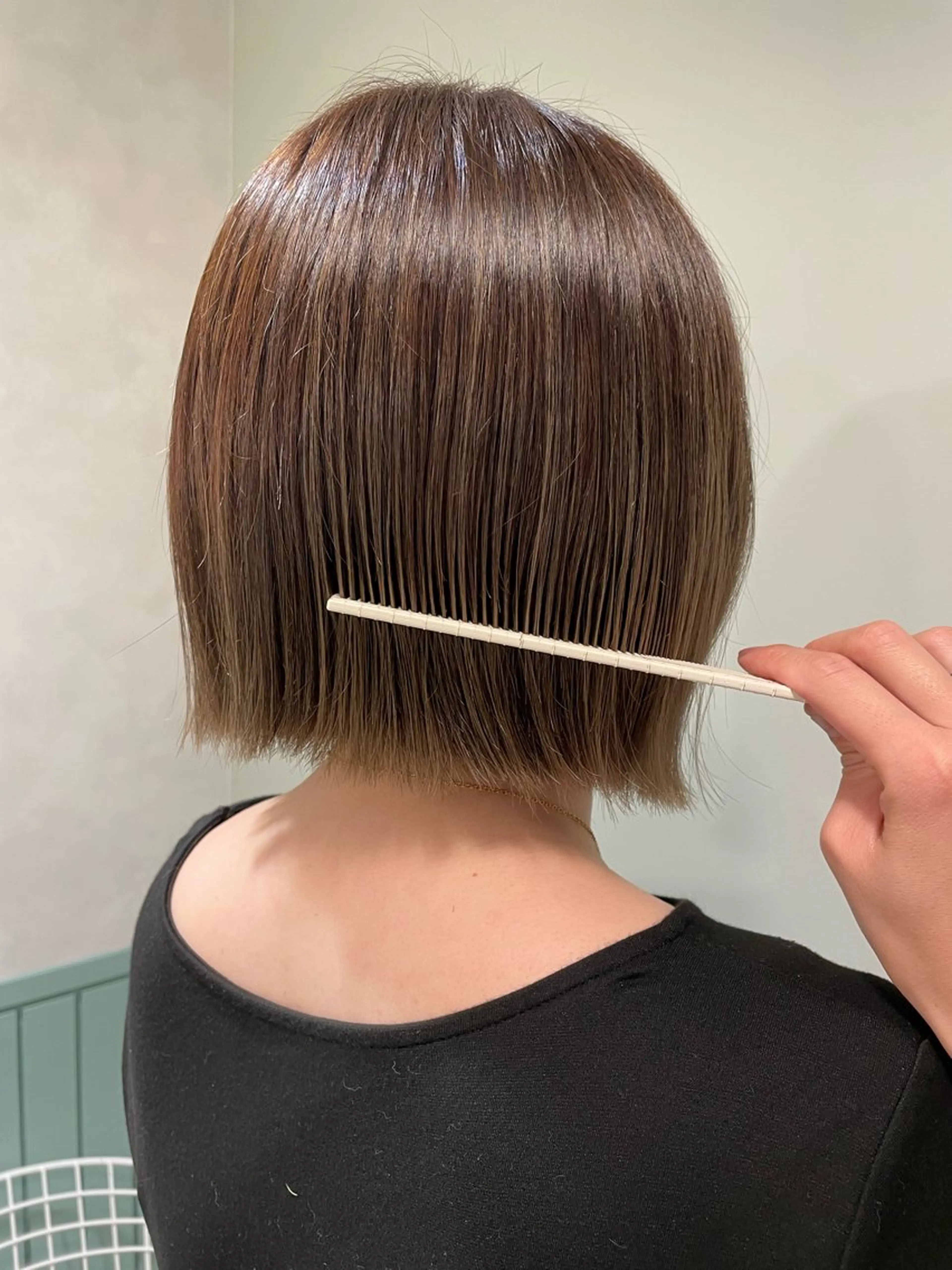 ショート ボブ 永沼 美月のヘアスタイル