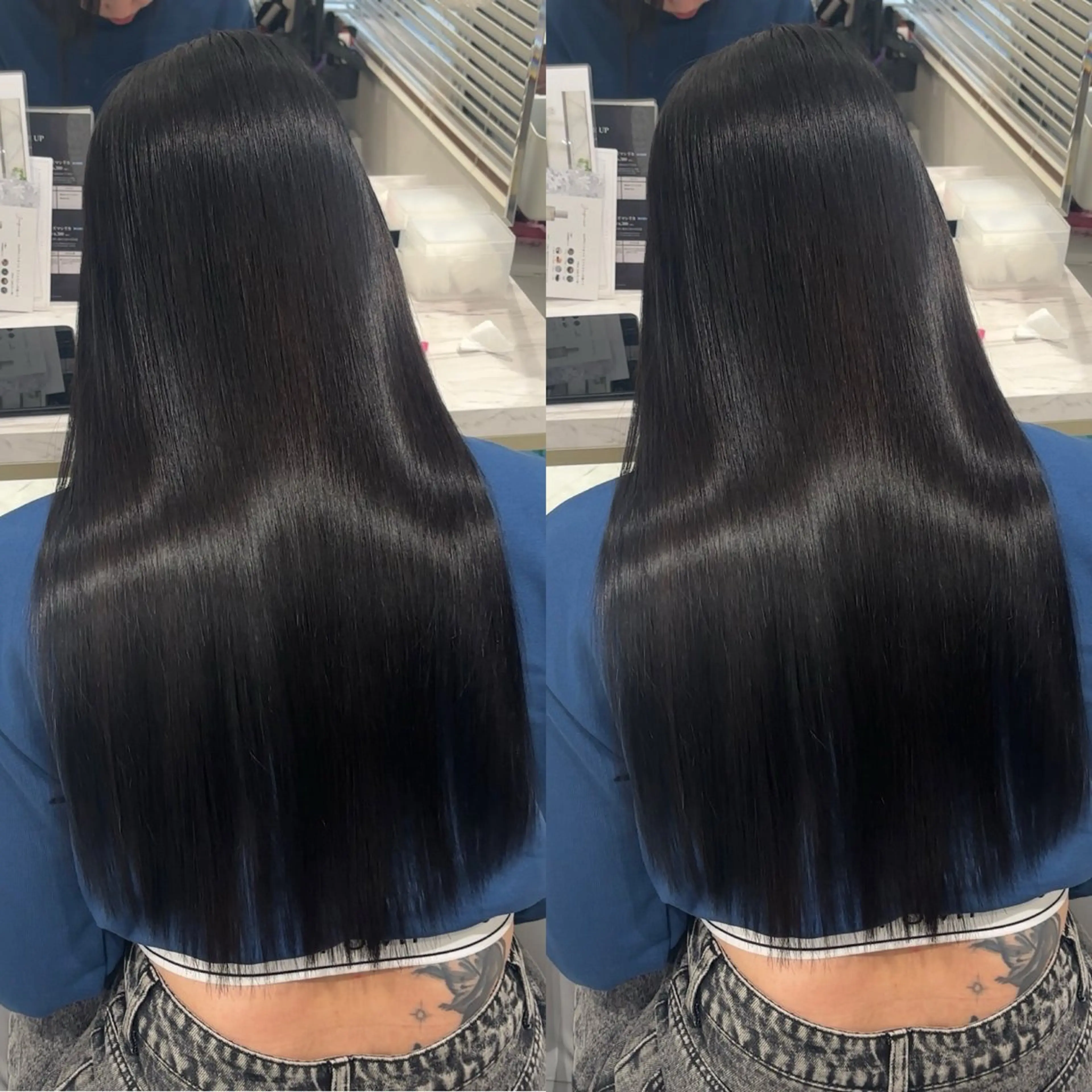 ロング カット ヘアカラー 縮毛矯正 トリートメント 新宿No.1艶髪矯正 美艶カラー/FUKAのヘアスタイル