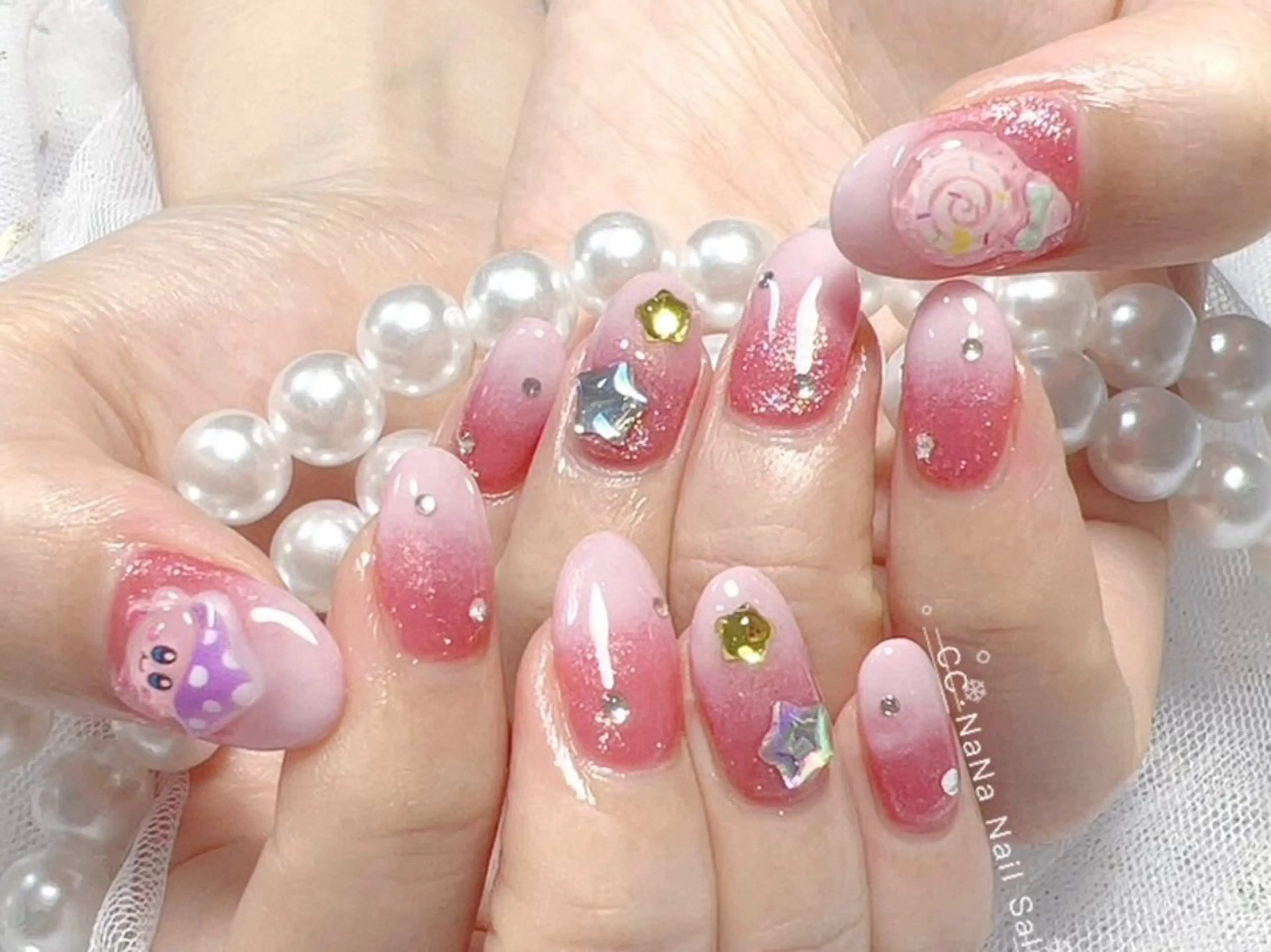 ネイル ハンドネイル 💎CC・NaNa 韓国風ネイル🌙のネイルデザイン