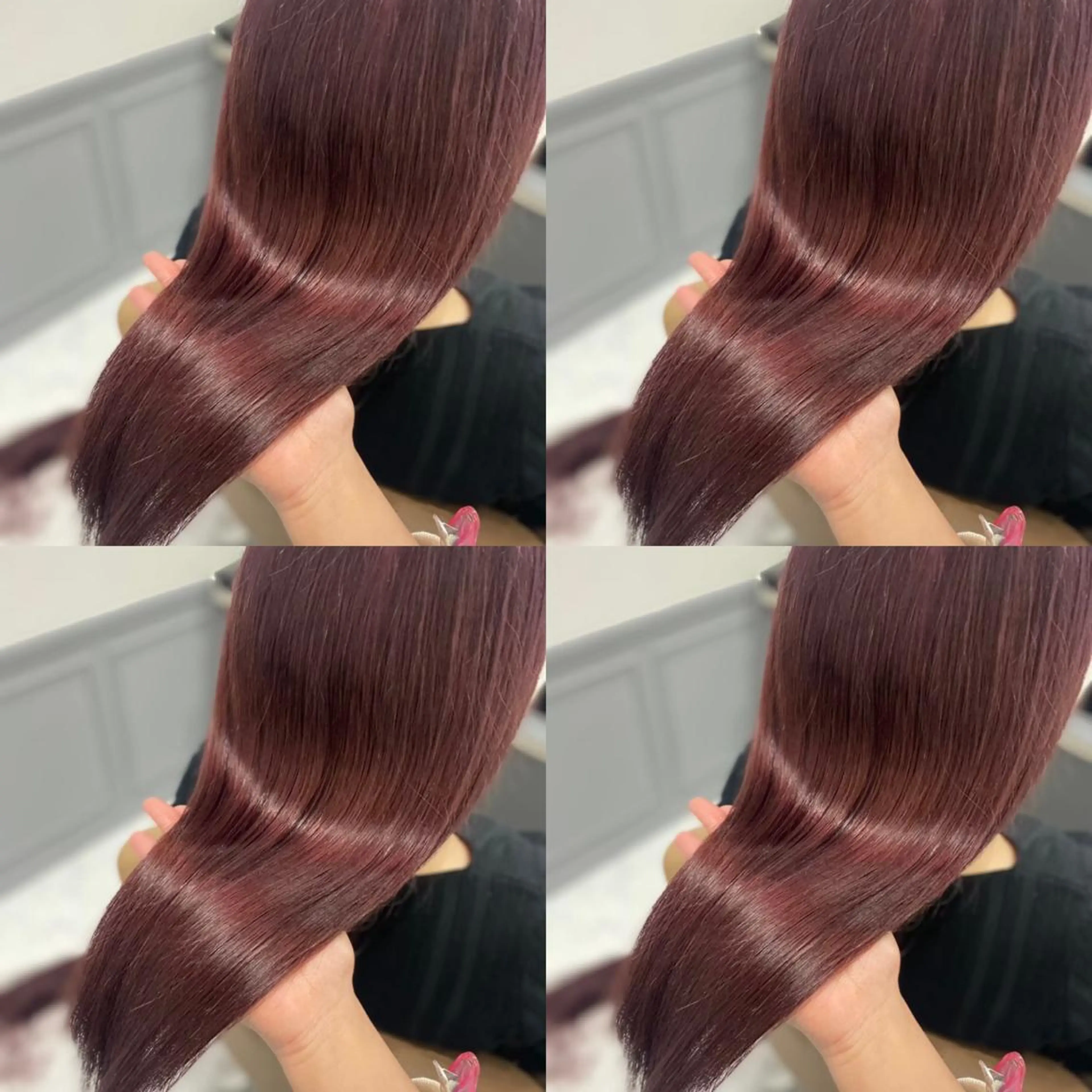 ロング カラー ラベンダーカラー ピンクカラー ピンクラベンダー 韓国レイヤー ×髪質改善✨純大のヘアスタイル