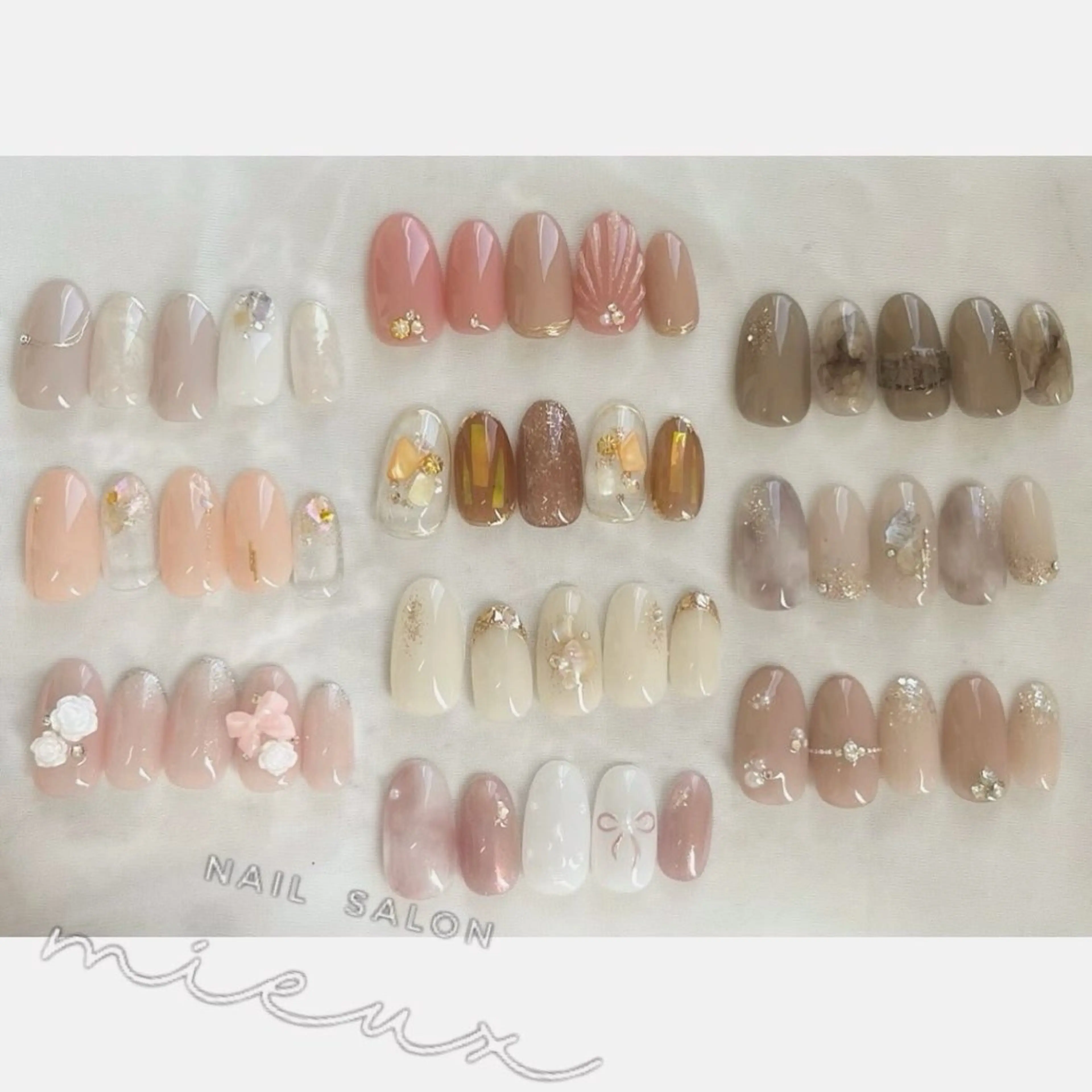 ネイル ハンドネイル mieux ariiiのネイルデザイン